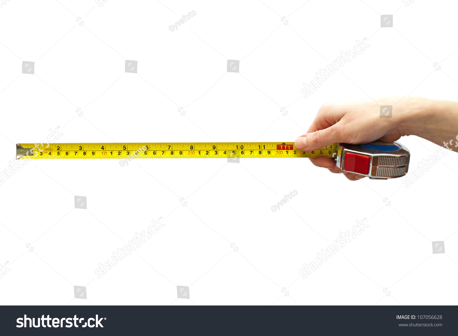 hand-with-a-measuring-tape-one-feet-long-isolated-on-white-stock-photo