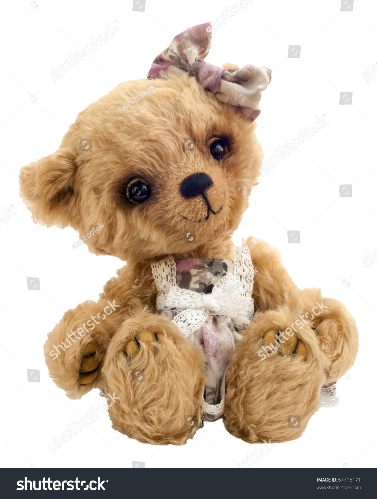 realistic teddy bear lucky