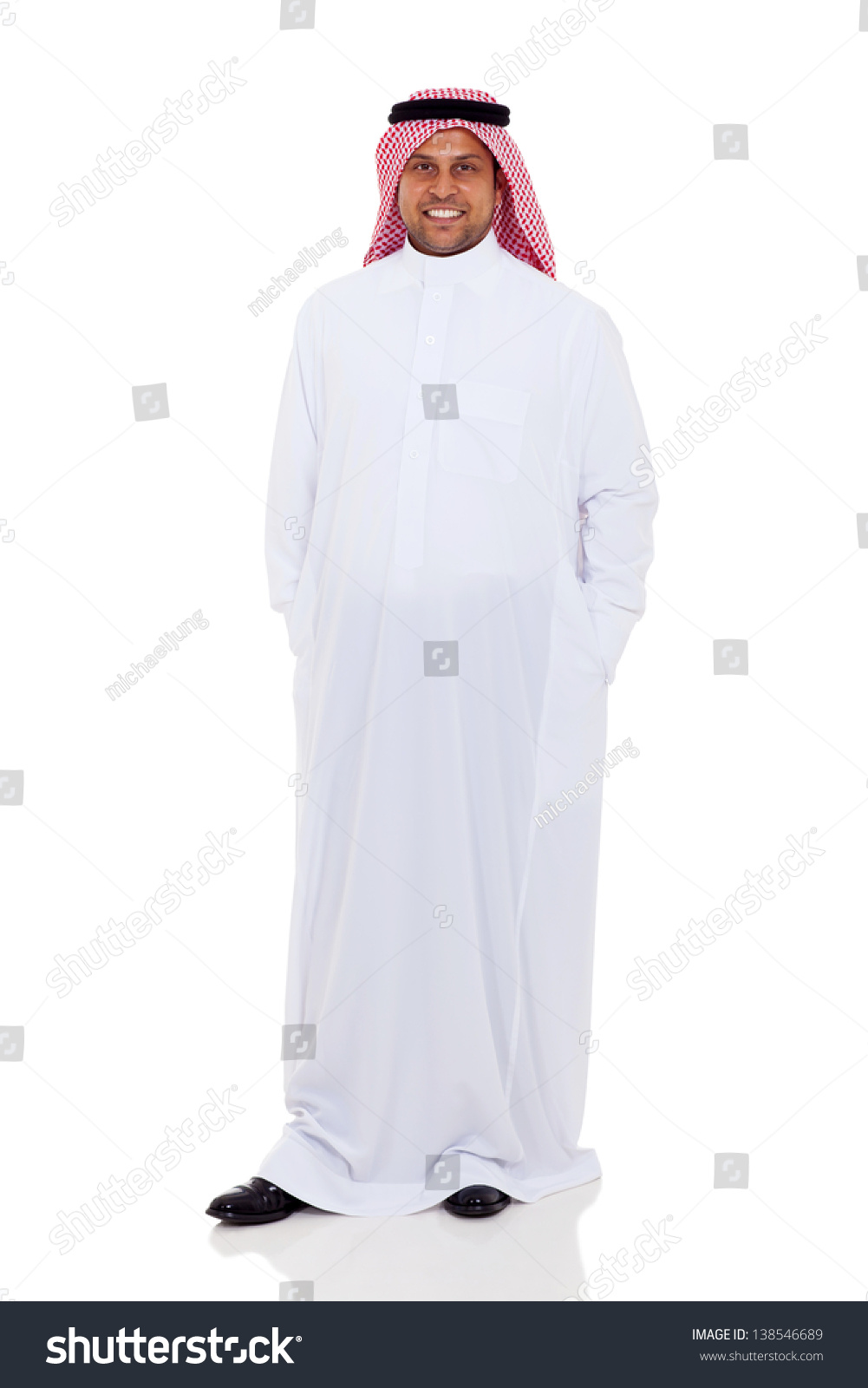 White arab robes