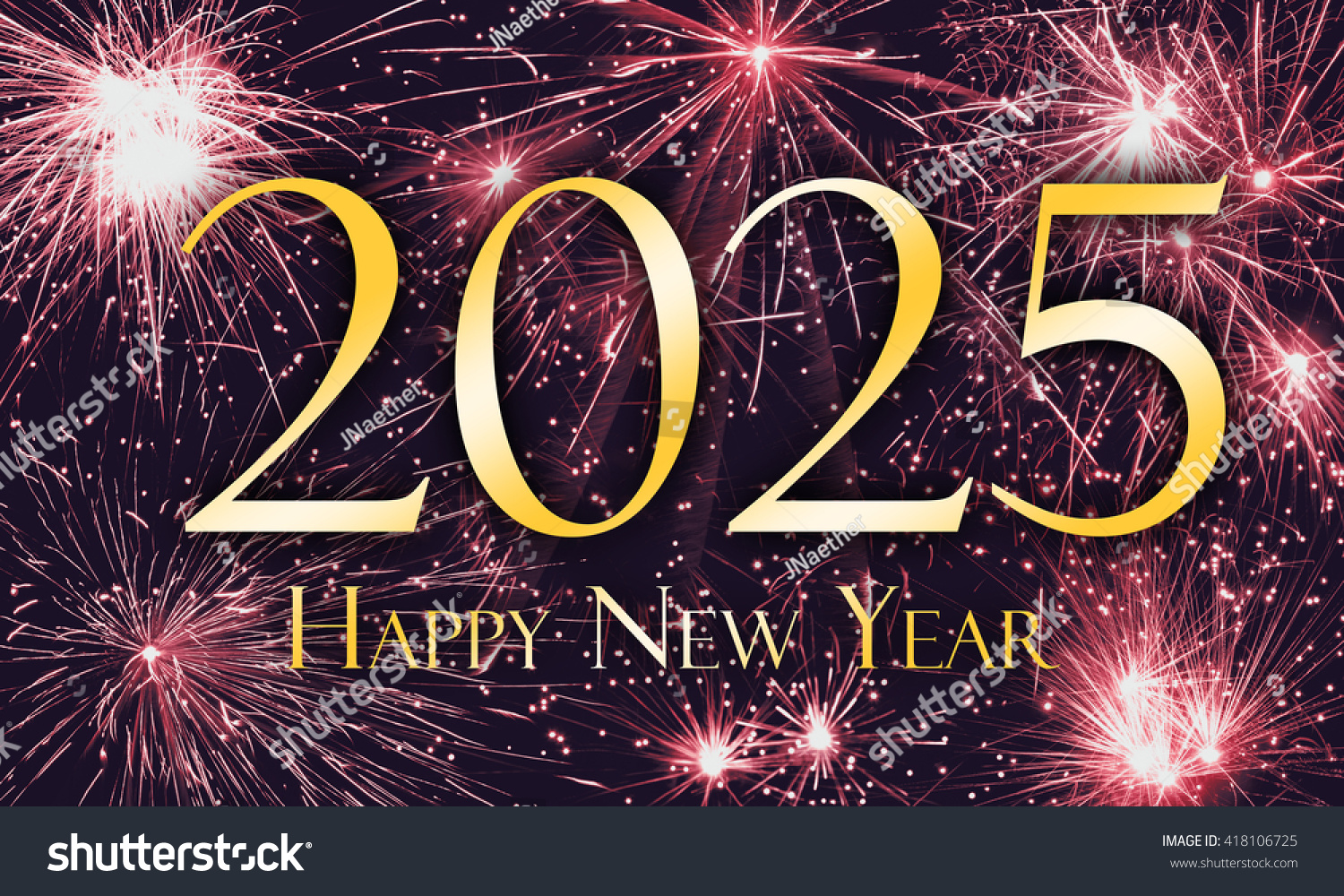 Happy New Year 2025 Stock Photo 418106725 Shutterstock
