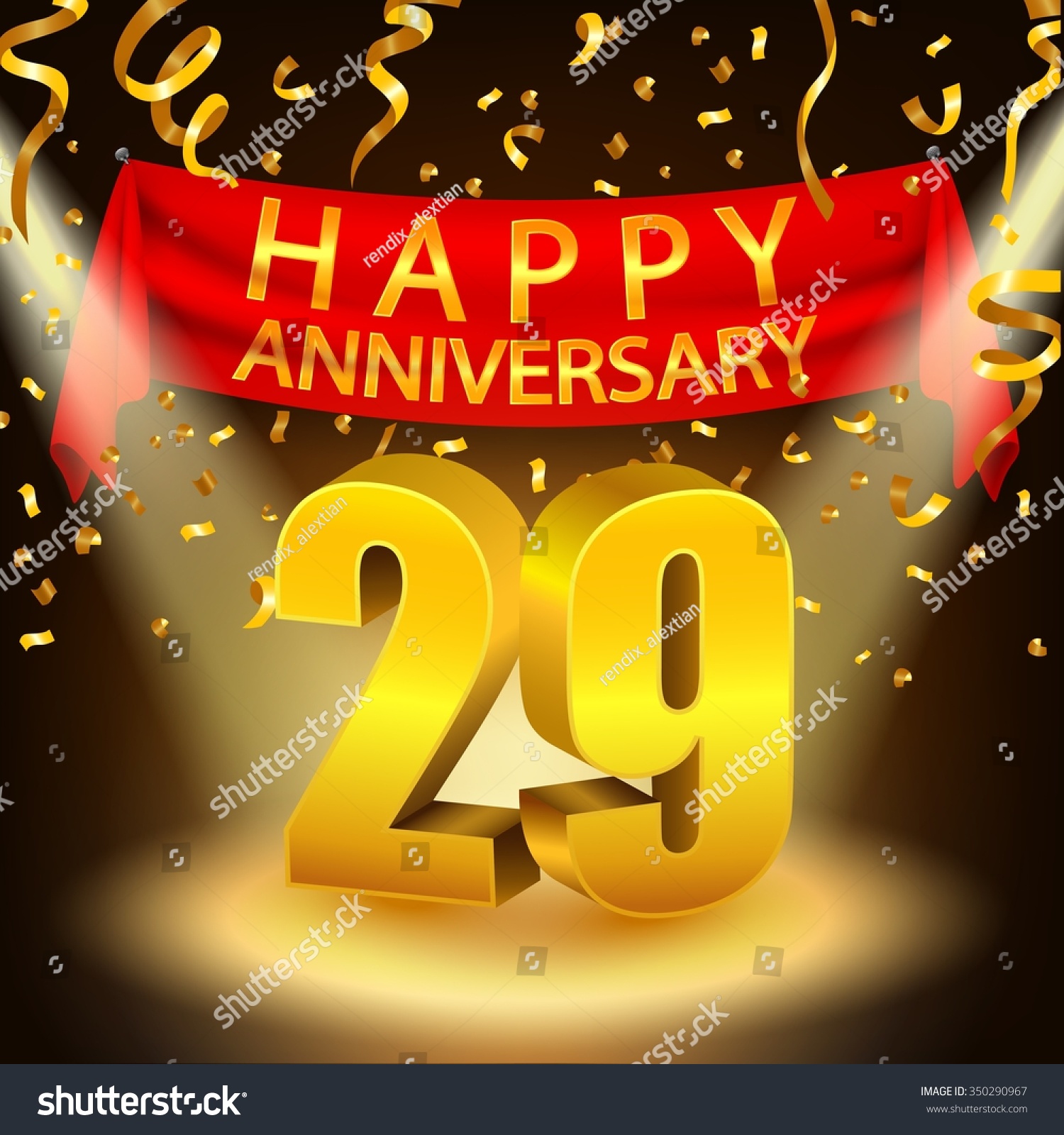 happy-29th-anniversary-celebration-golden-confetti-stock-illustration-350290967-shutterstock
