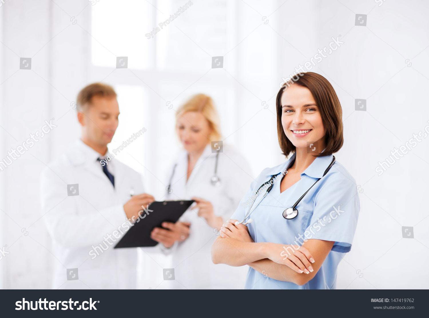 healthcare and medical concept young female doctor with stethoscope healthcare and medical concept young female doctor with stethoscope