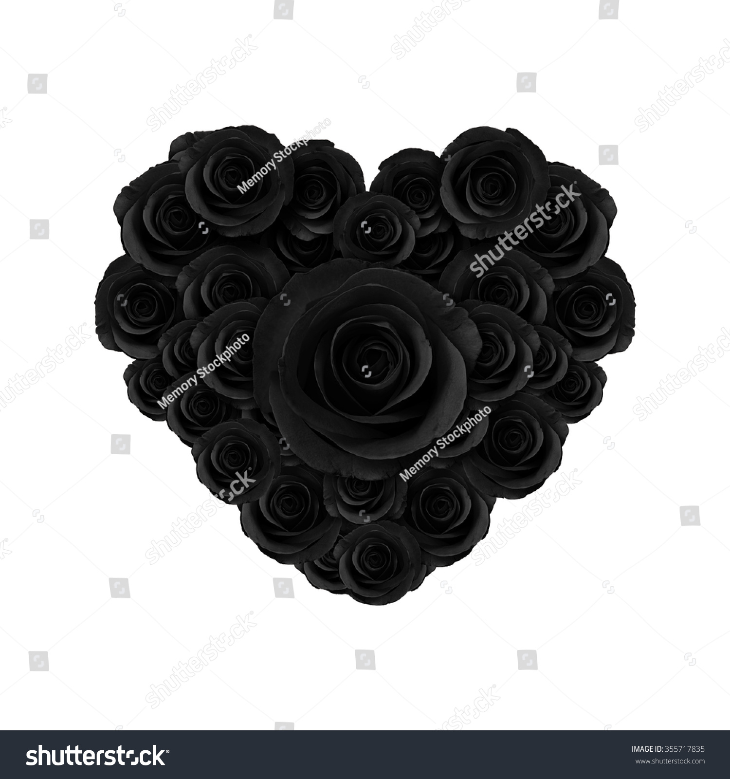 Black Roses And Hearts