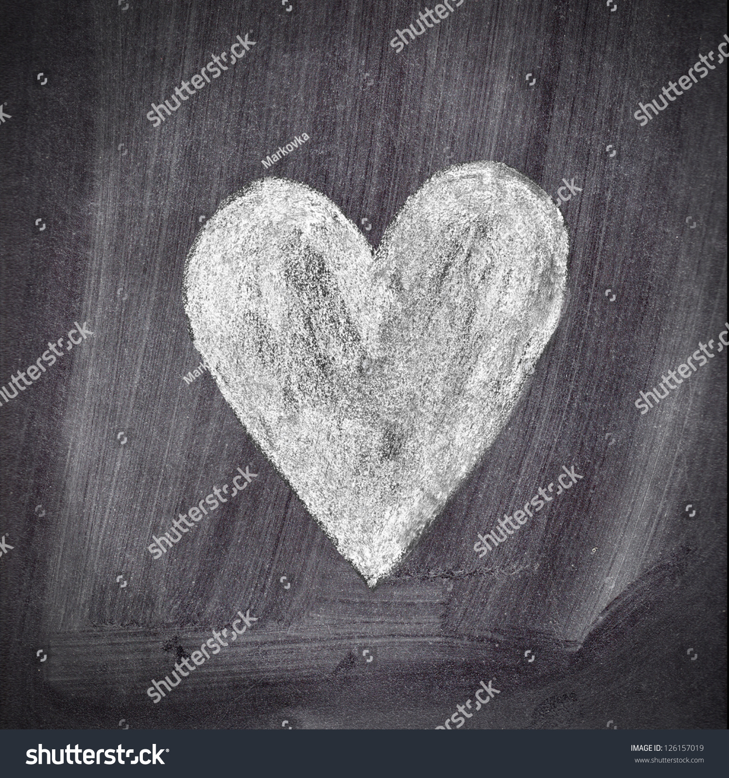 free chalk heart clipart - photo #36