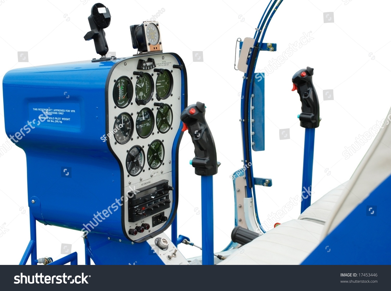 Helicopter Instrument Panel Isolated Stock Photo 17453446 Shutterstock