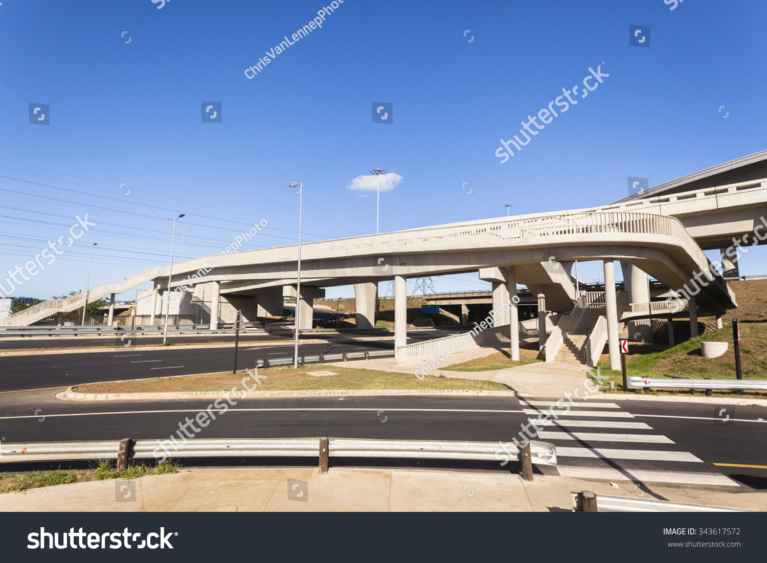 Highway Junction Flyover Ramps New Highway Road Junction Inter Section 