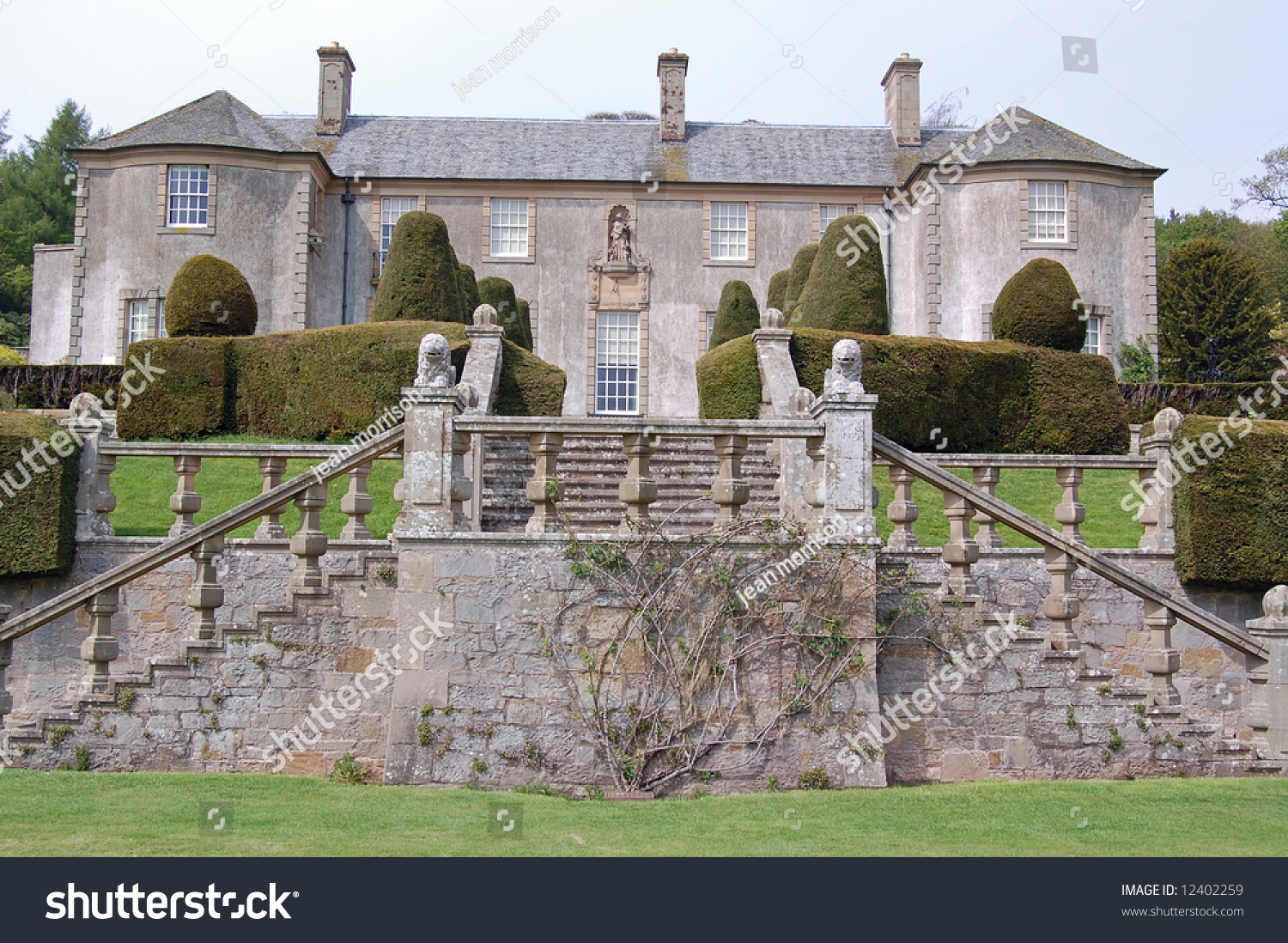 Hill Of Tarvit An Country House In Scotland Hill Of Tarvit An Country House In Scotland Stock