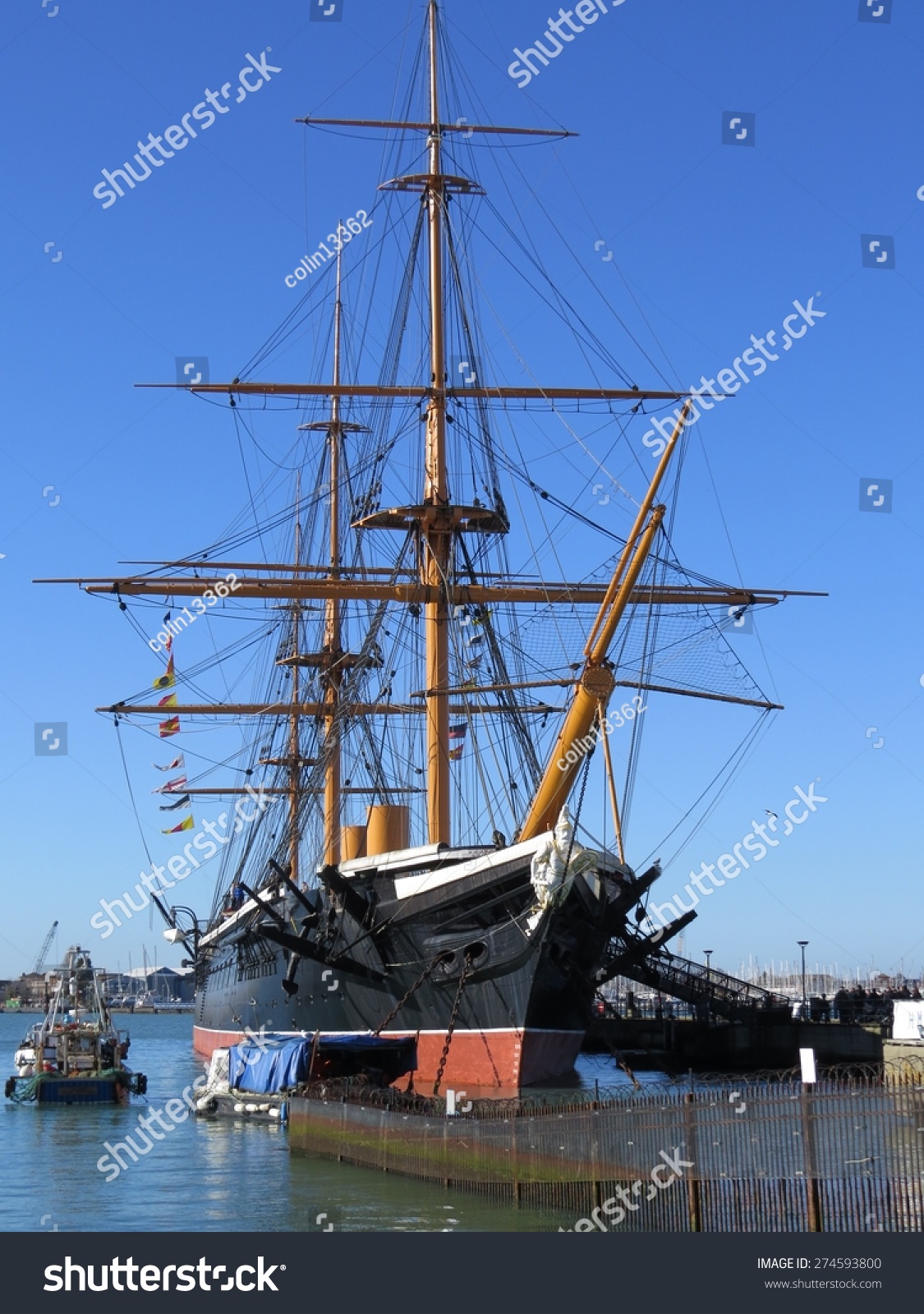 Hms Warrior. The Worlds First Iron Clad Steam Powered (Although Sails ...