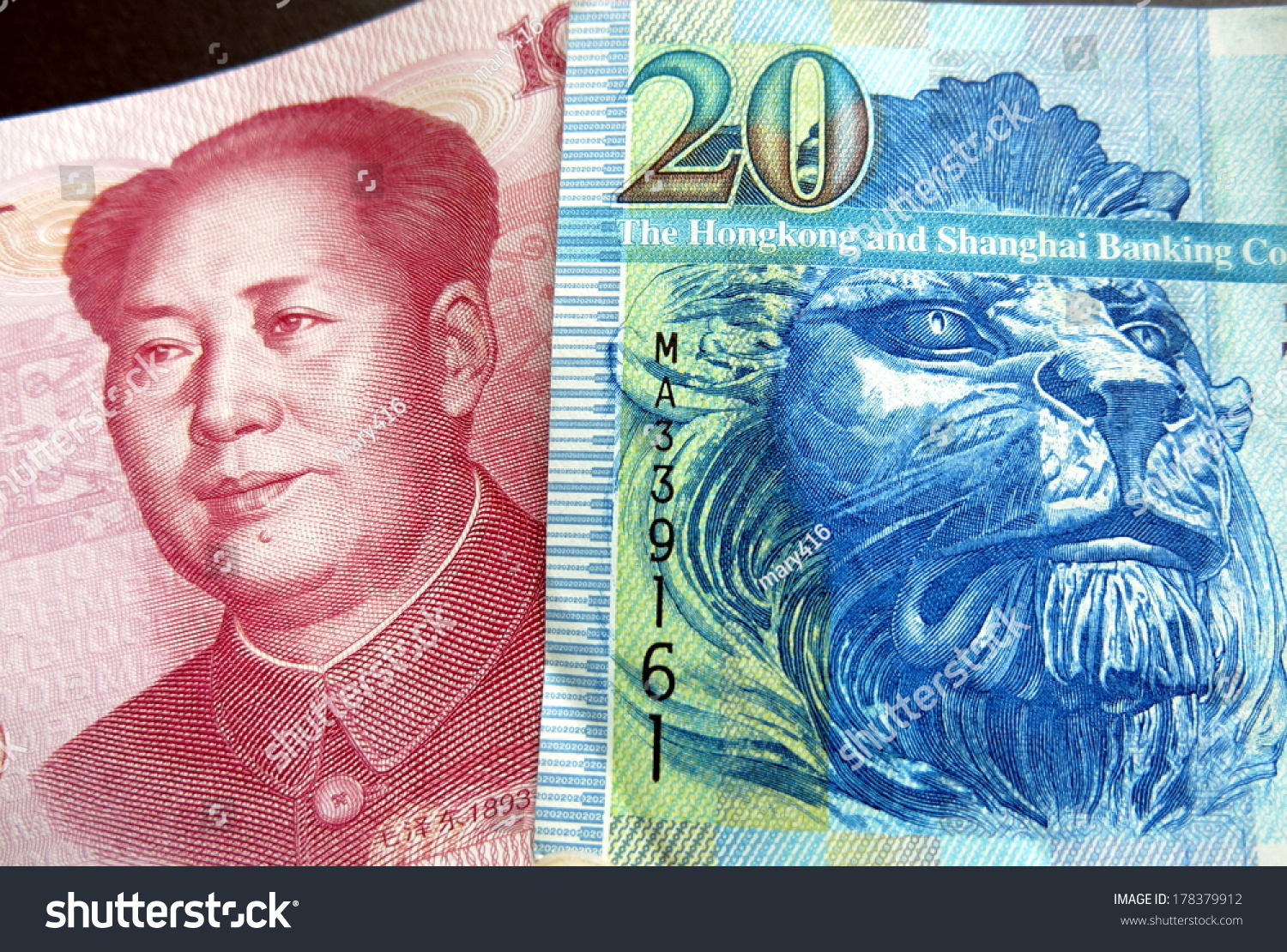 hong-kong-dollar-juxtaposed-against-prc-chinese-yuan-stock-photo