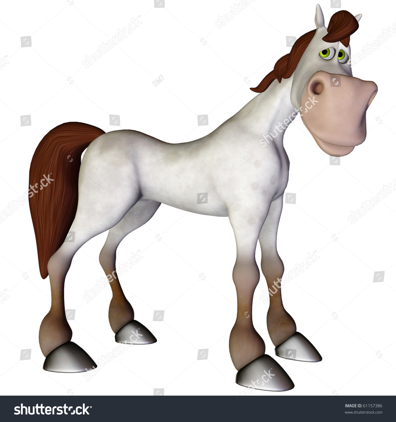 stock photo cartoon horse stock photo cartoon horse