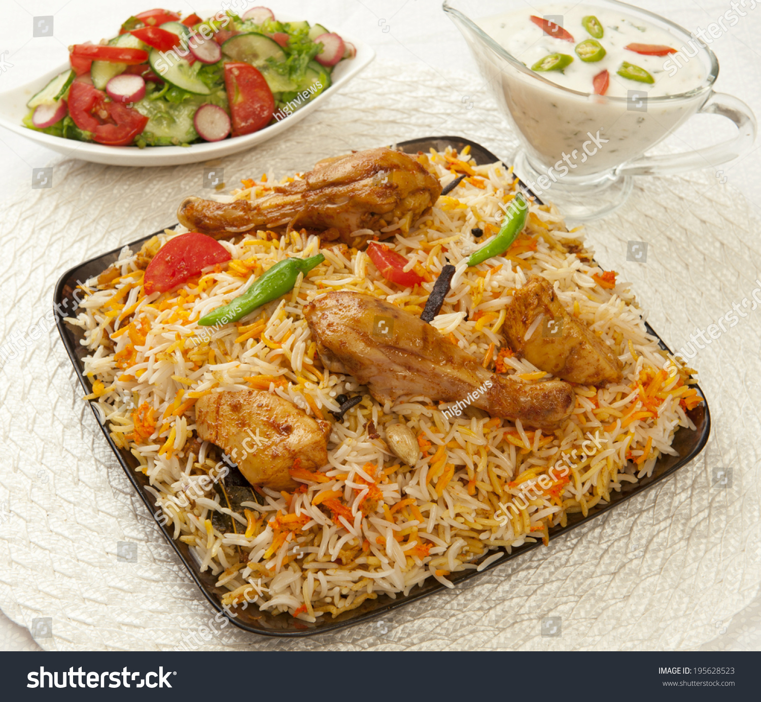 Hot And Spicy Chicken Biryani A Most Famous Food Of Pakistani And Indian