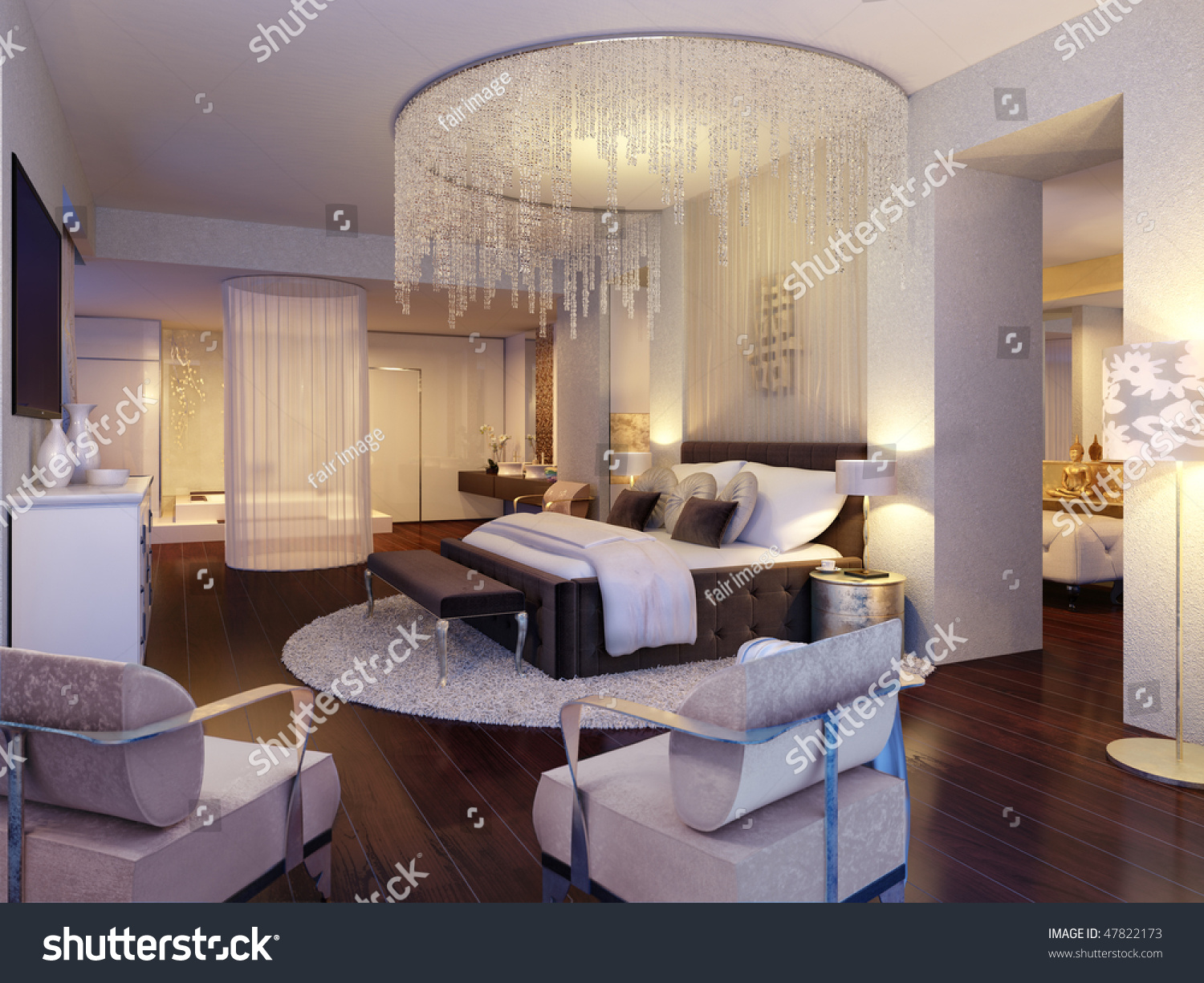 Hotel Room. Design A Room In The Hotel Stock Photo 47822173 : Shutterstock
