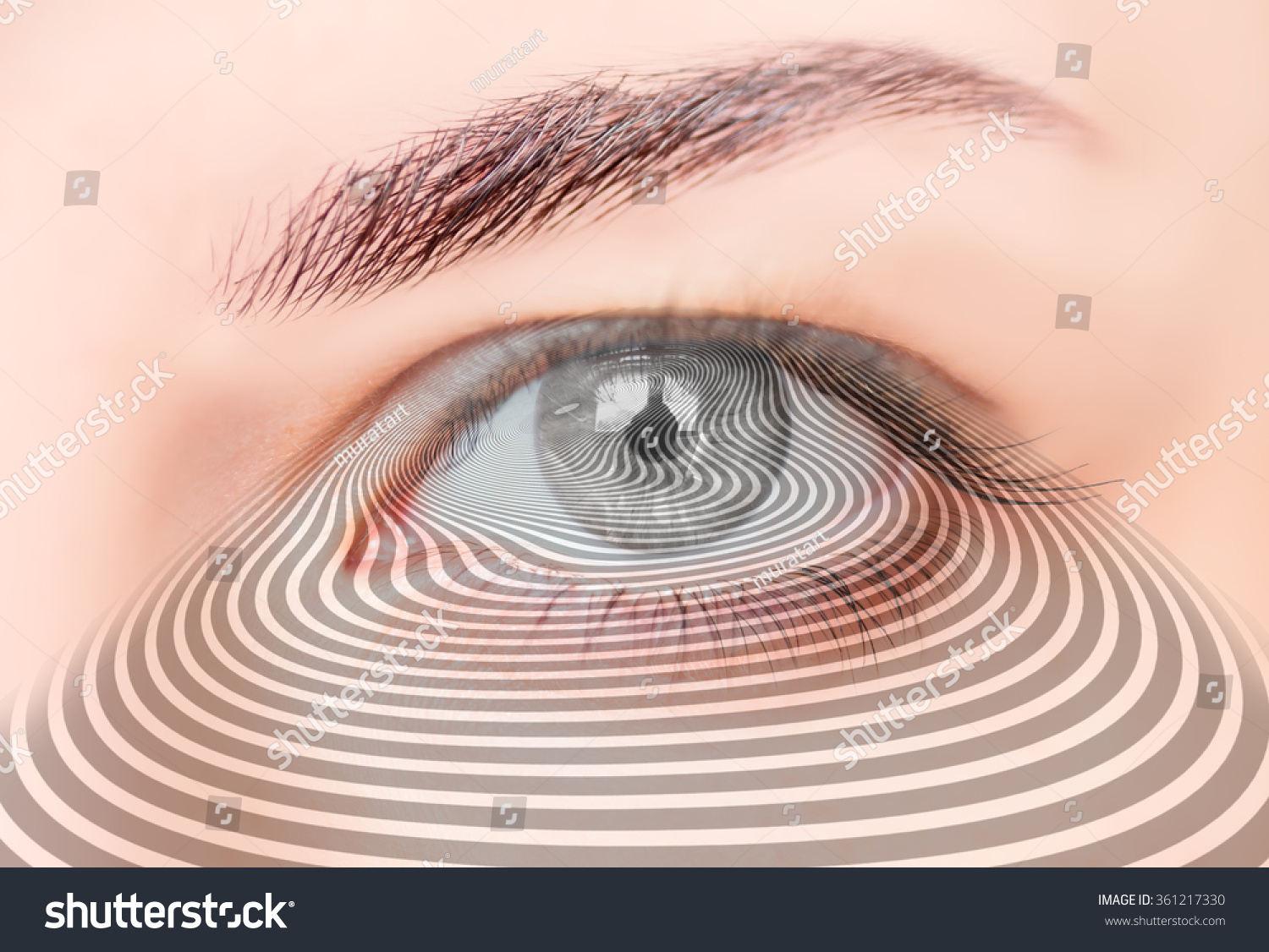 Hypnosis Spiral Eye Stock Photo 361217330 Shutterstock