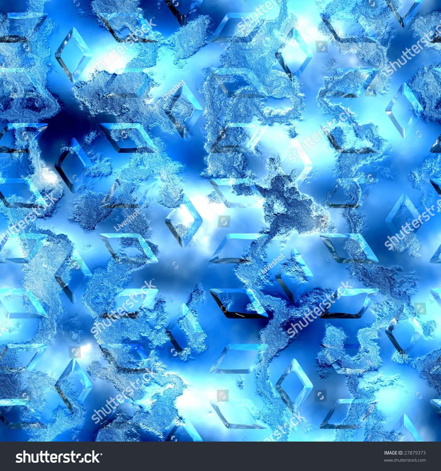 Ice Abstract Seamless Background Stock Photo 27879373 : Shutterstock