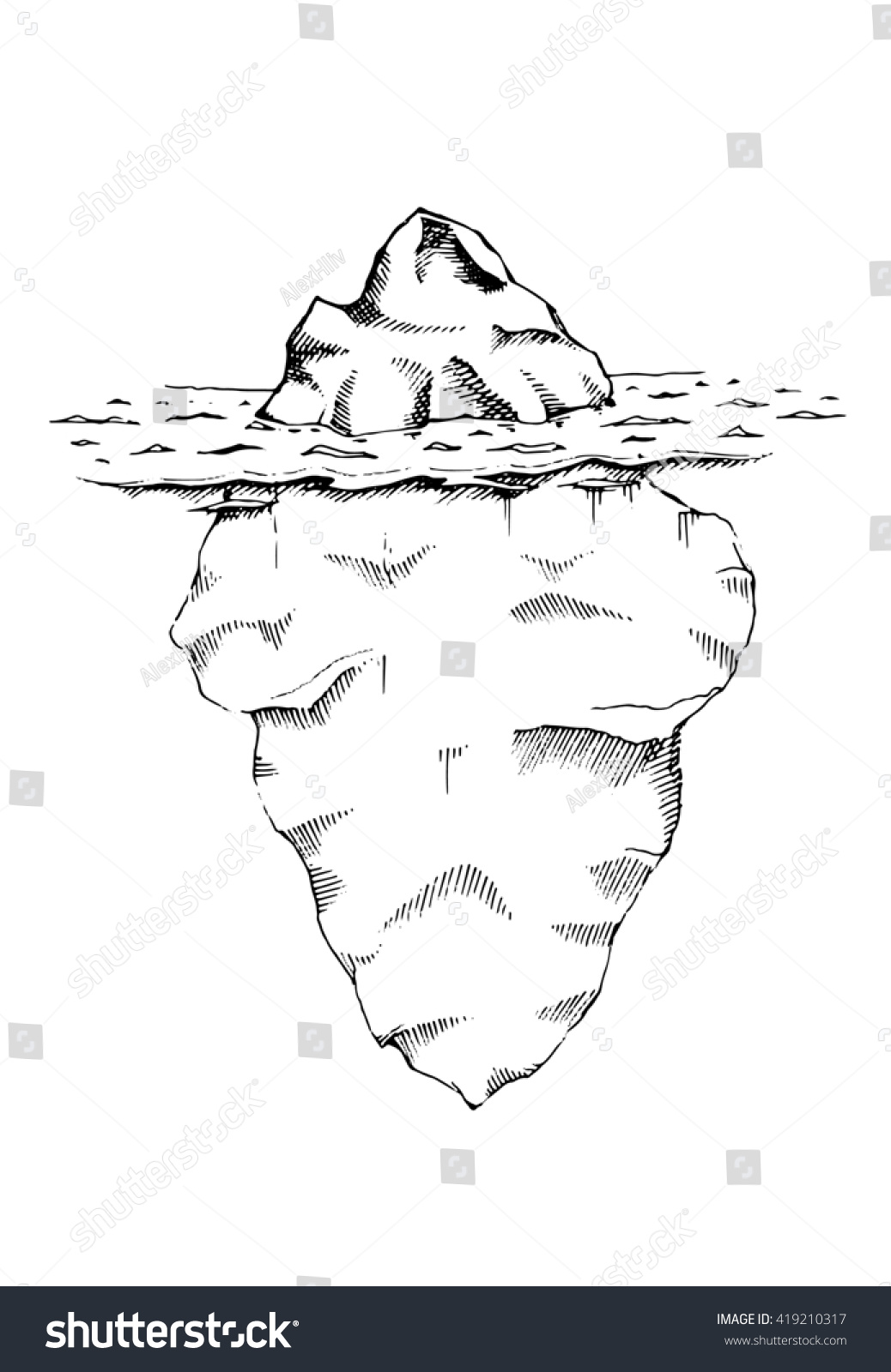 cartoon iceberg clipart - photo #33