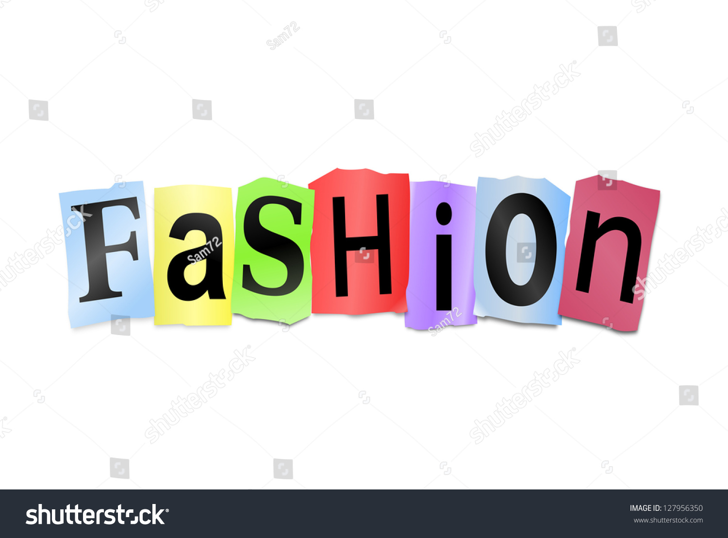 illustration-depicting-cutout-printed-letters-arranged-to-form-the-word