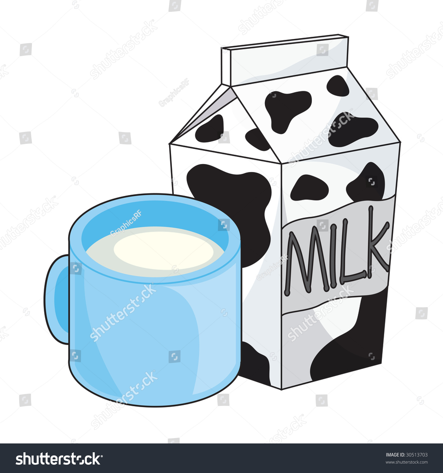 cup of milk clipart - photo #11
