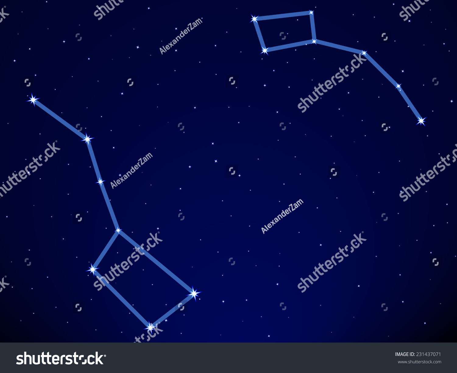 big dipper constellation clip art - photo #36