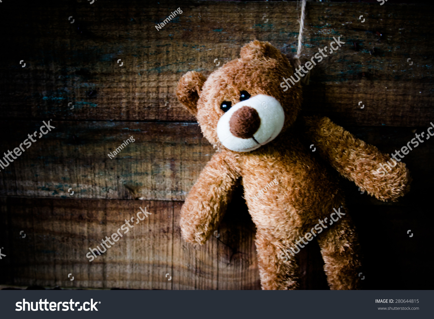 depressed teddy bear