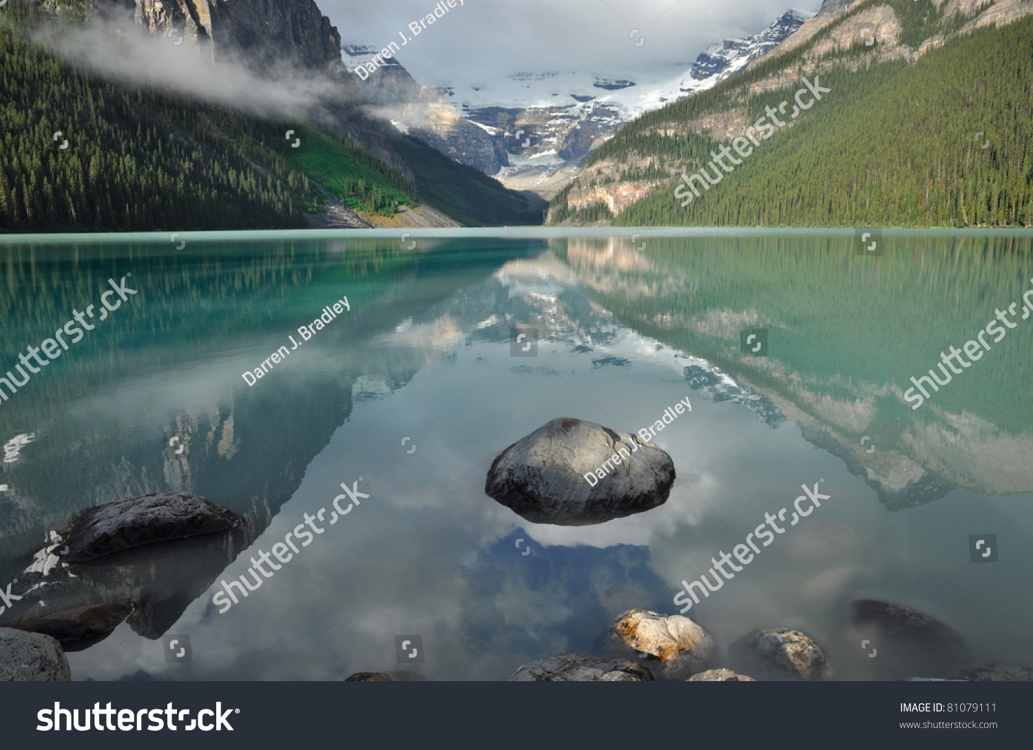 In Banff National Park Alberta Canada A Beautiful Reflection Of The