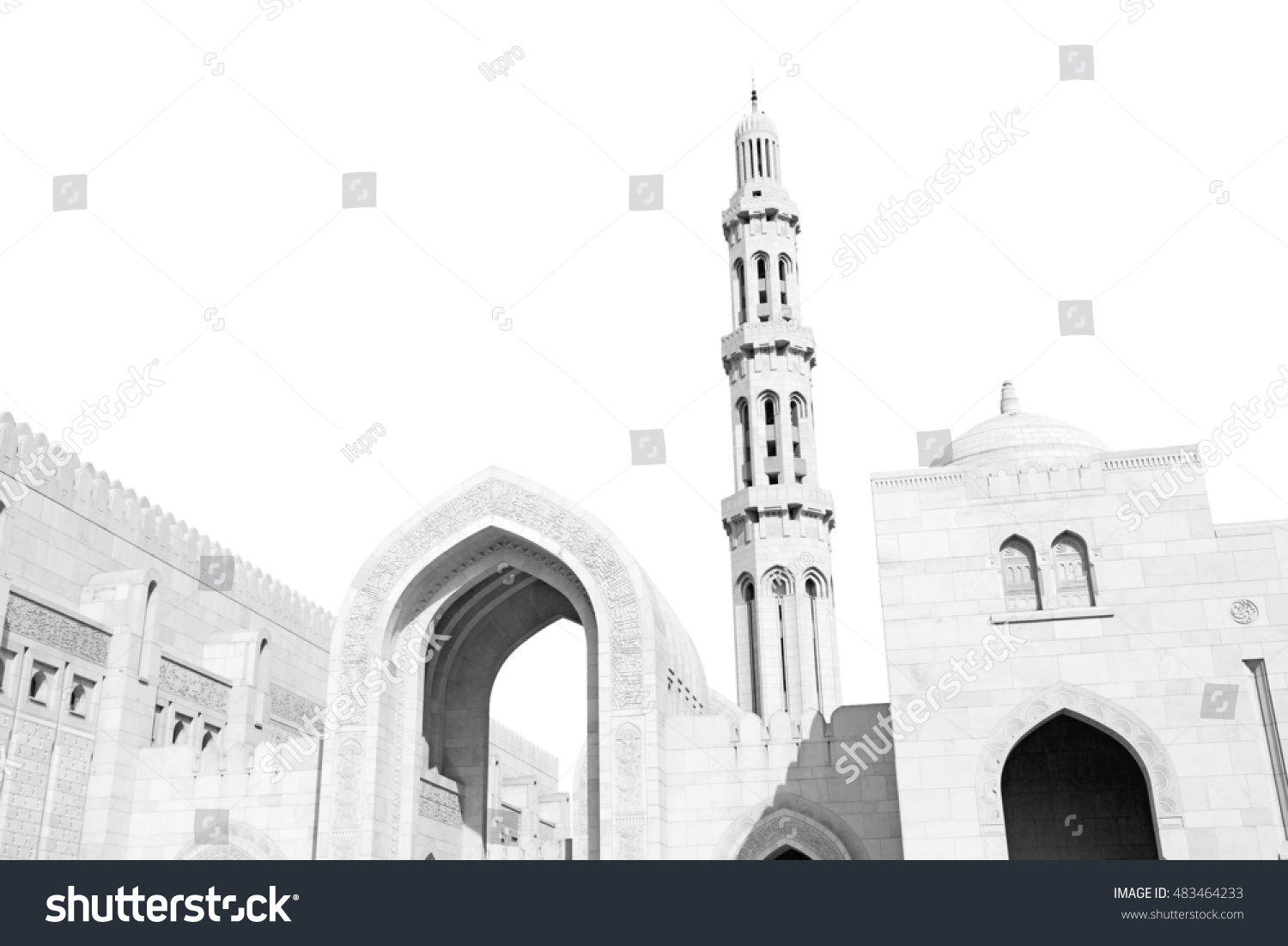 in oman the wall of big muscat mosque abstract background and antique in oman the wall of big muscat mosque abstract background and antique