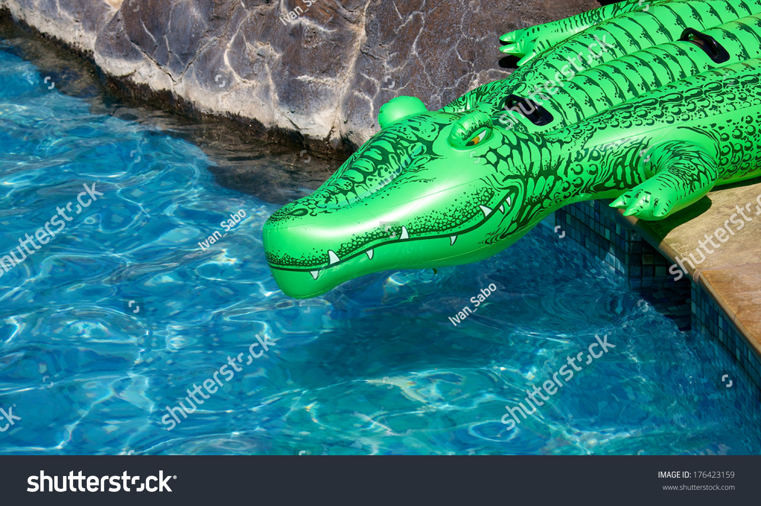 inflatable crocodile kmart