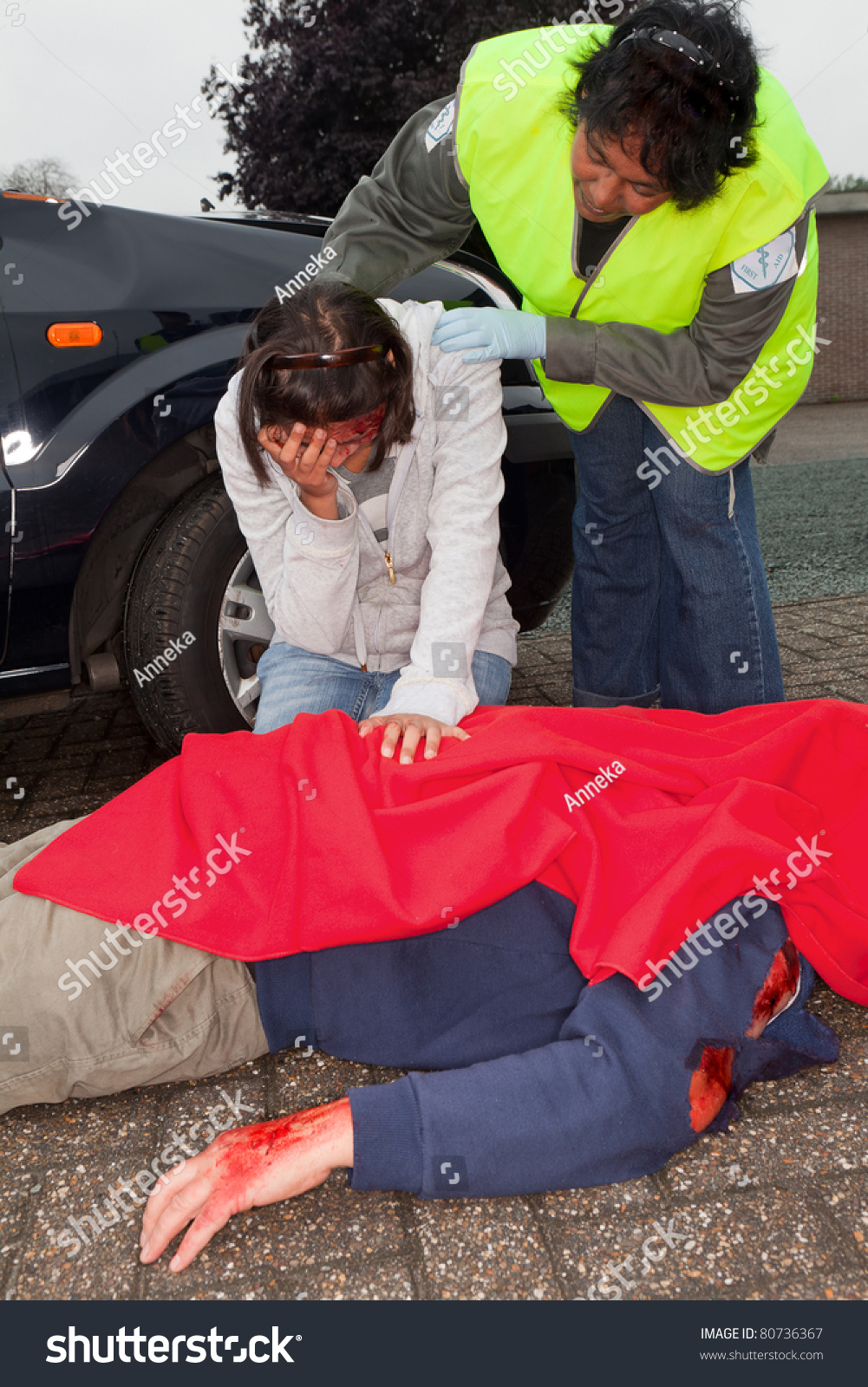 Injured Woman Dead Body After Car Stock Photo 80736367 - Shutterstock