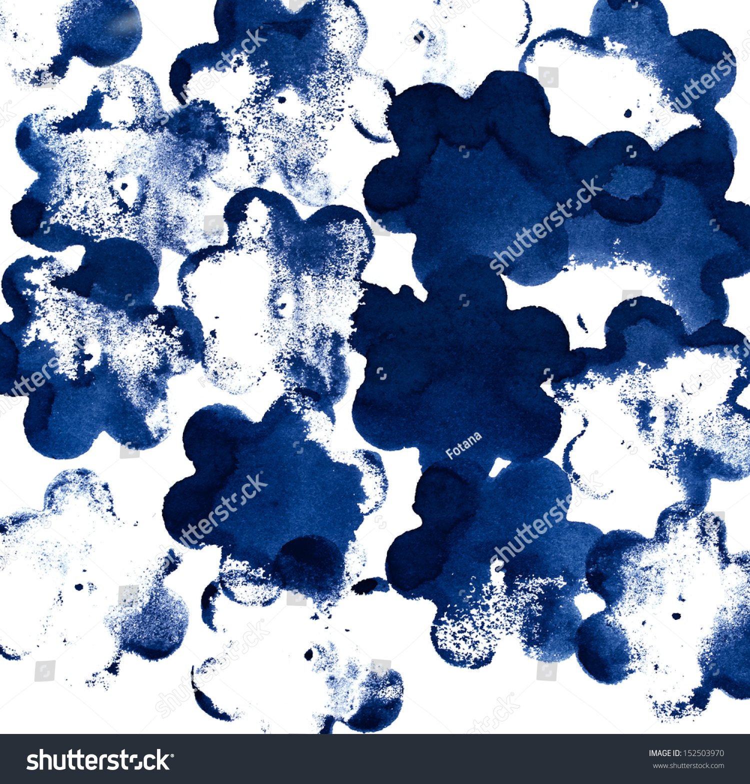 Ink Blot Abstract Art Theme On Stock Illustration 152503970 - Shutterstock