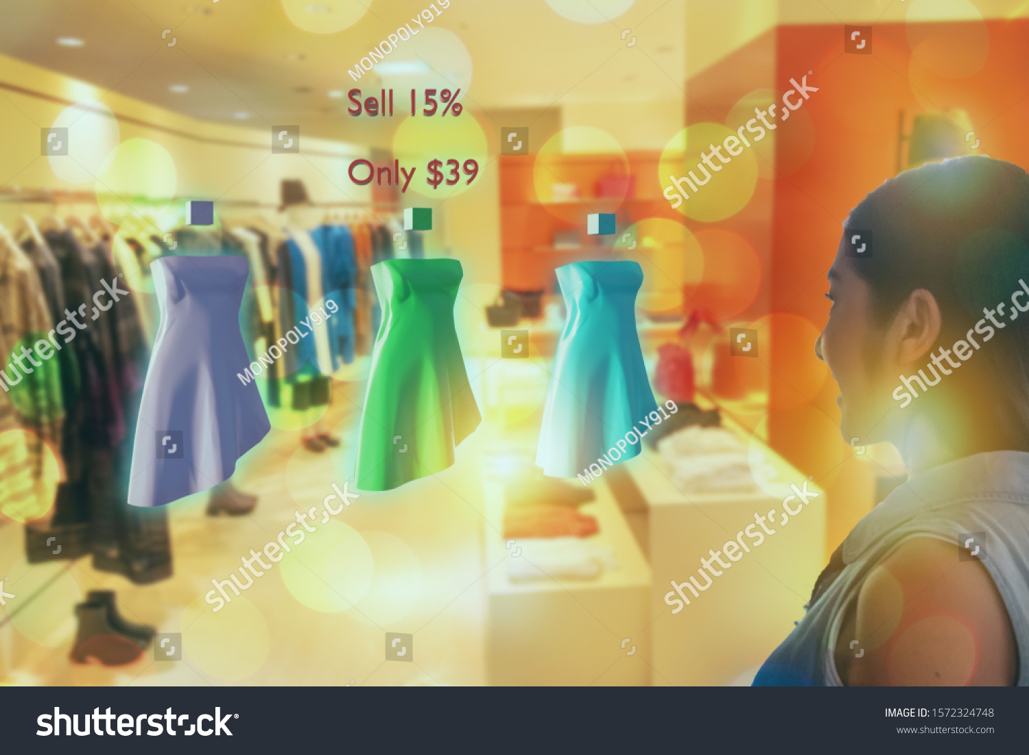 Iot Smart Retail Futuristic Technology Concept Stock Photo Edit Now