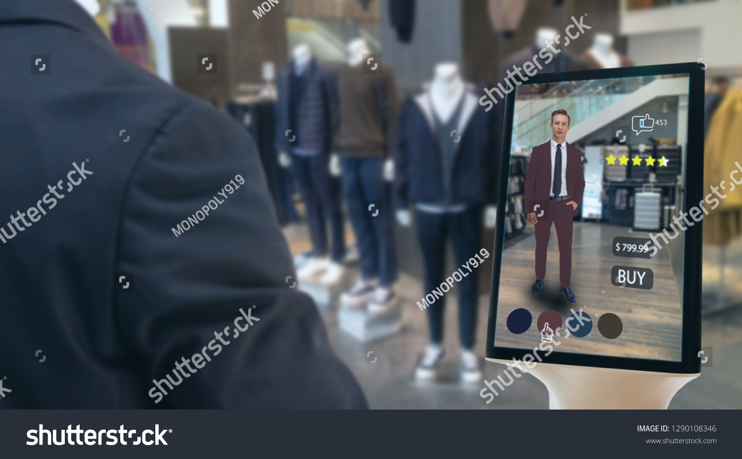 Iot Smart Retail Futuristic Technology Concept Stock Photo Edit Now