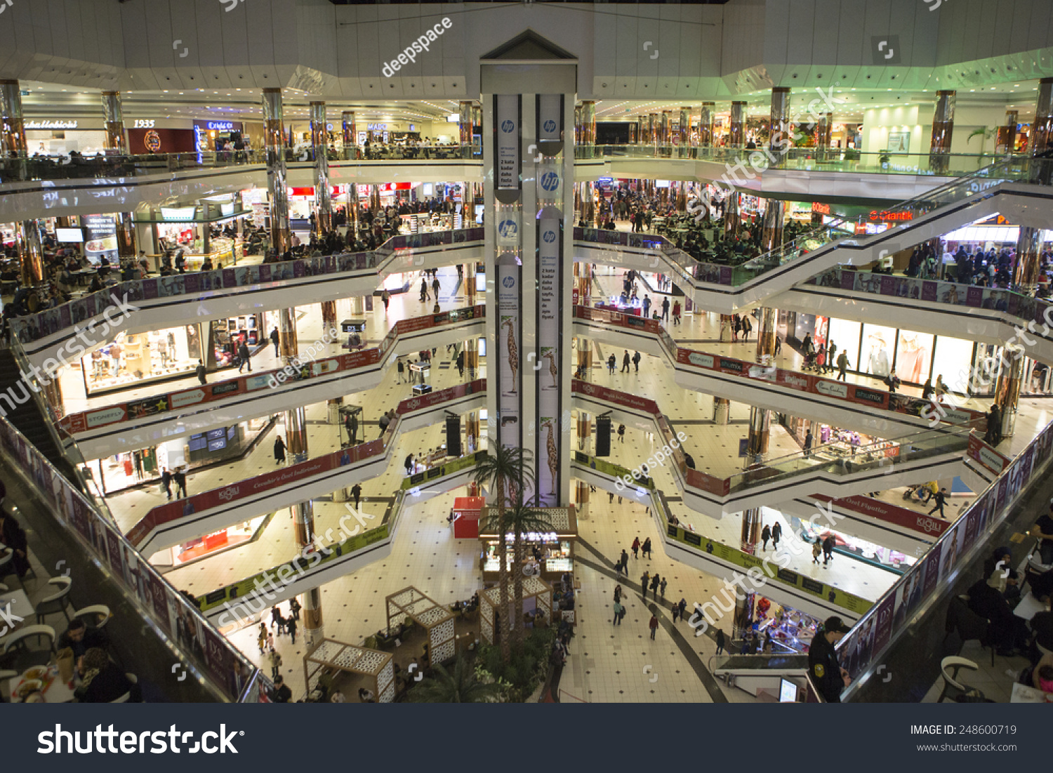 istanbul-turkey-january-29-cevahir-mall-on-january-29-2015-in