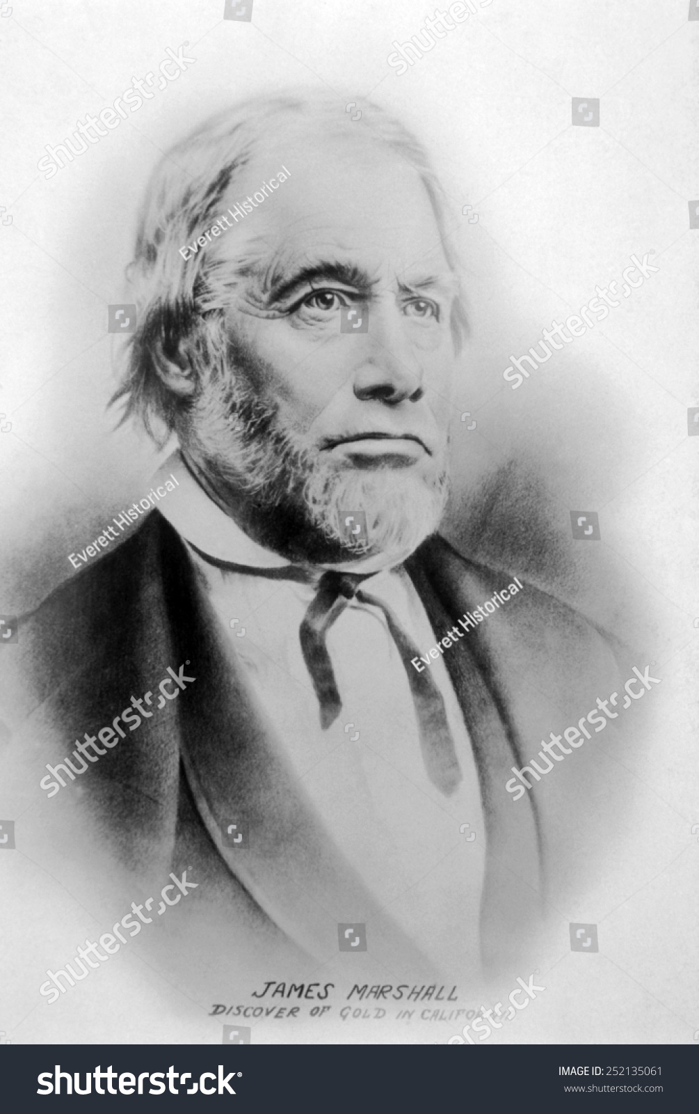 James Wilson Marshall (1810-1885), Discoverer Of Gold In California At ...