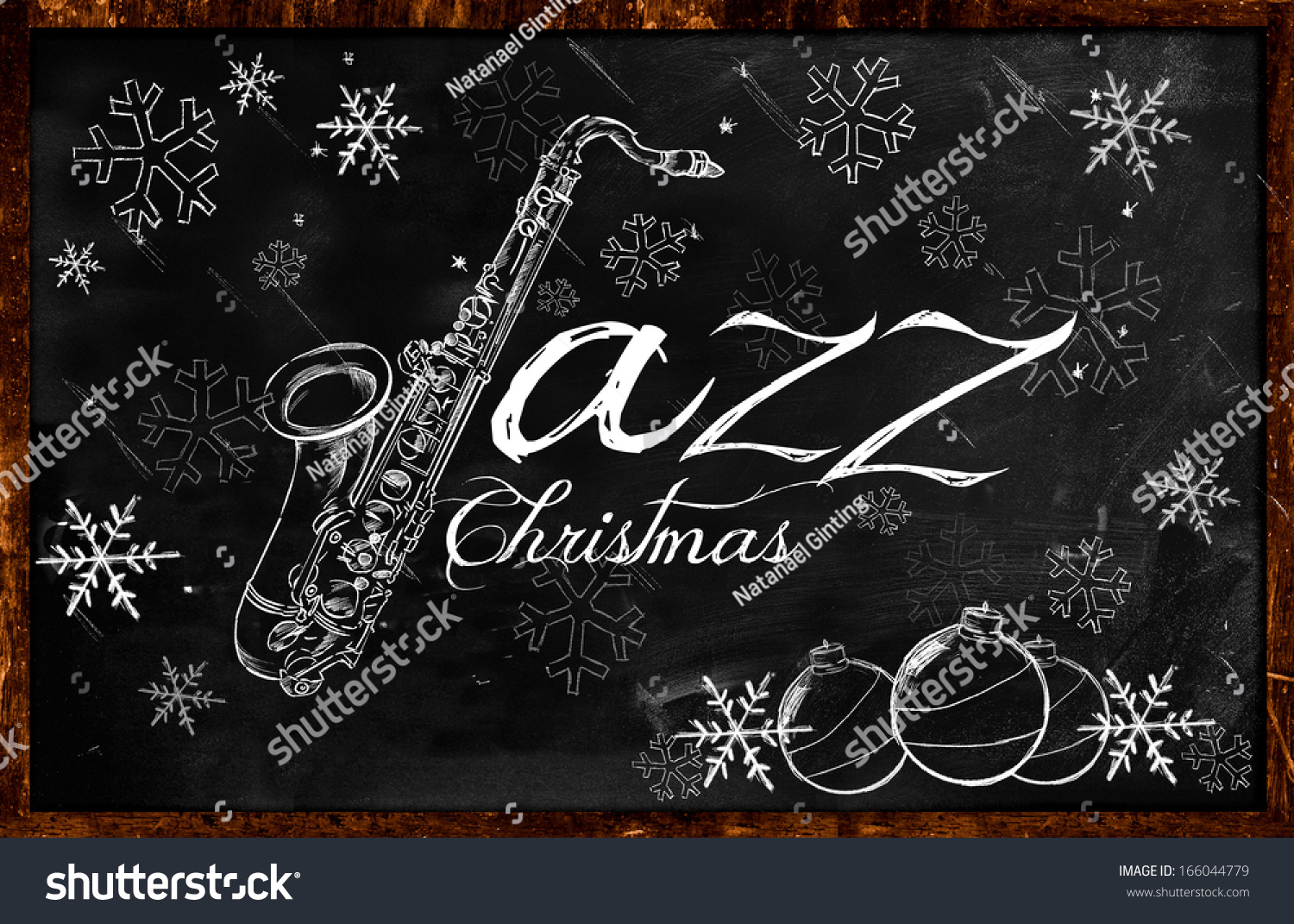 Jazz Christmas Music Background Stock Illustration 166044779 - Shutterstock