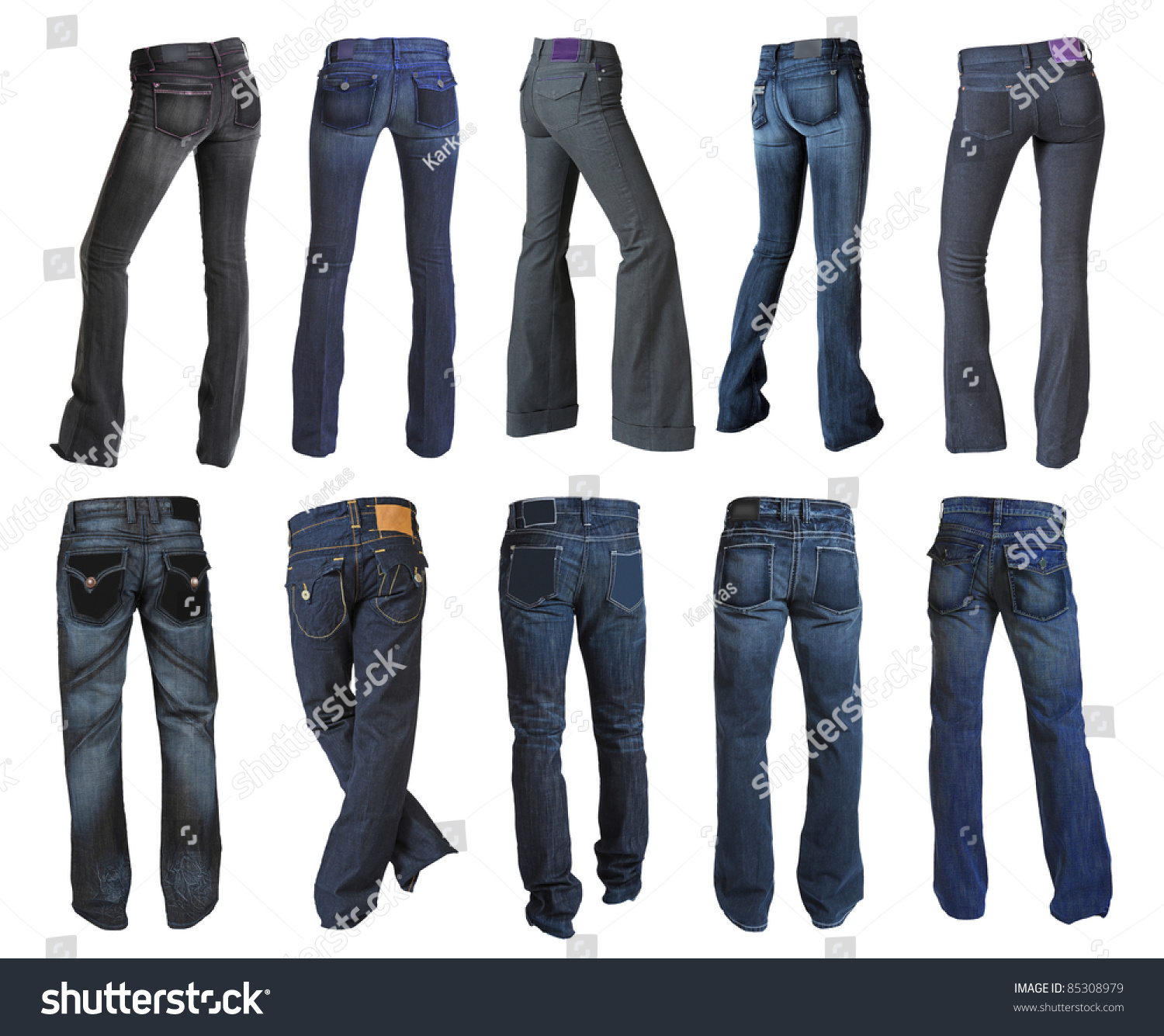 Jeans Collection Stock Photo 85308979 : Shutterstock