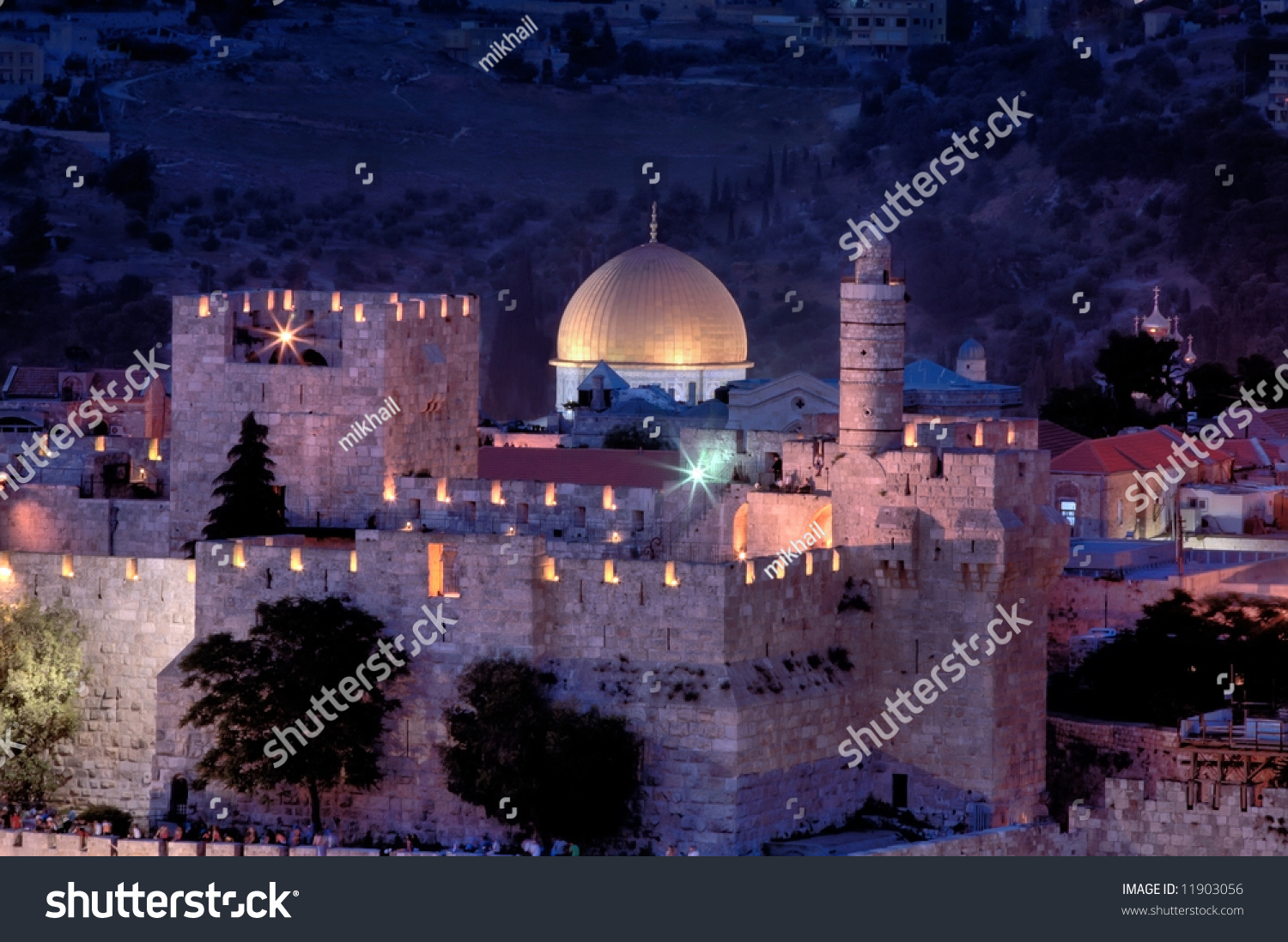 Jerusalem City Of Three Religions. Stock Photo 11903056 : Shutterstock