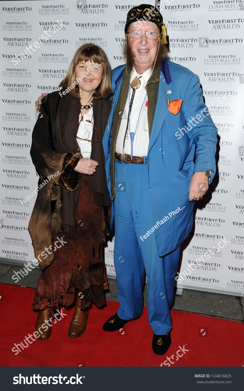 John Mccririck And His Wife Jenny Mccririck Arrives For The 