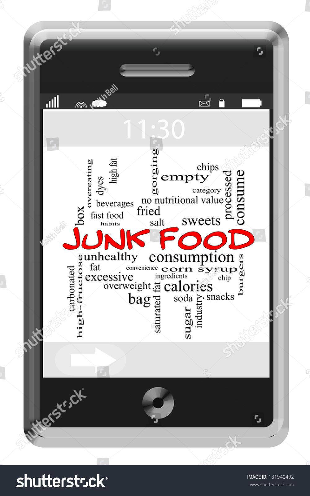 junk-food-word-cloud-concept-of-touchscreen-phone-with-great-terms-such-as-chips-sugar-snacks