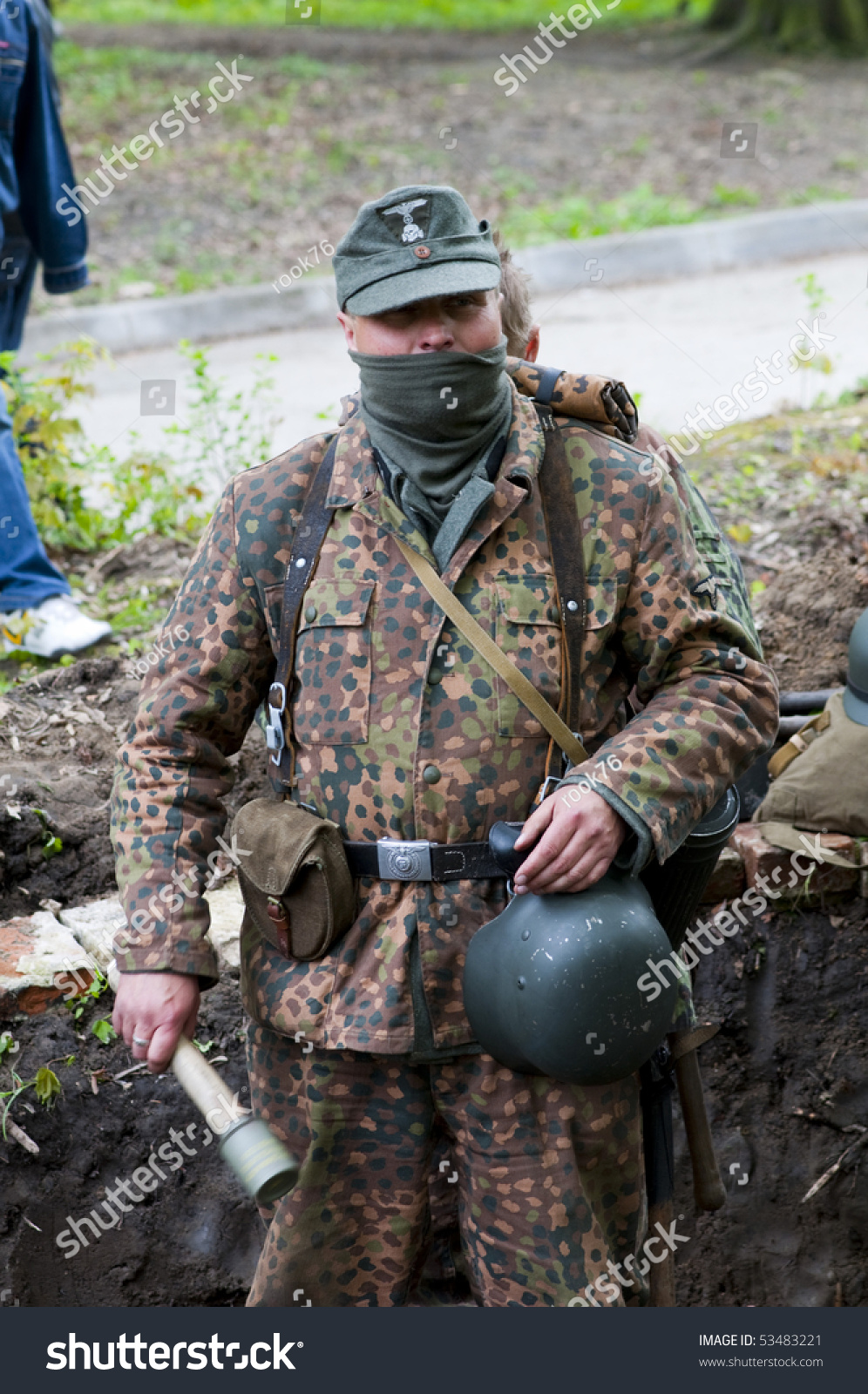 Kaliningrad, Russia - May 09: Reconstruction Of The Great War (russian 