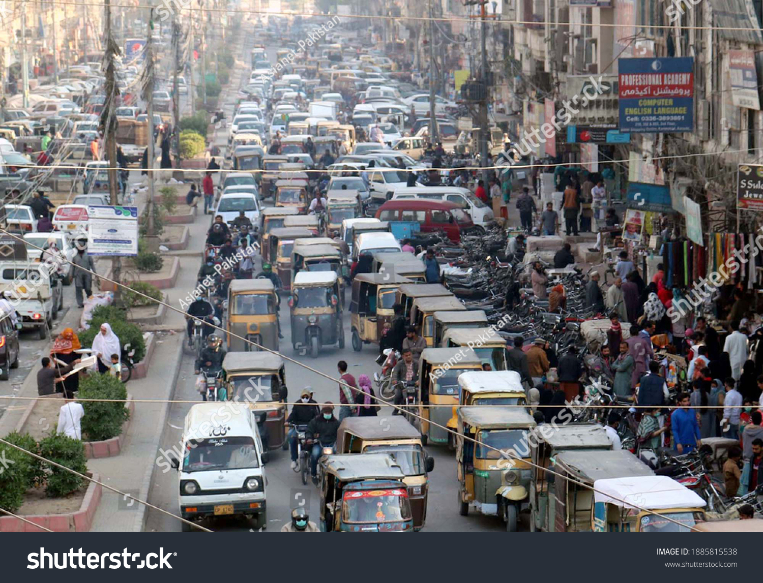 Karachi Pakistan Jan Large Numbers Stock Photo Shutterstock