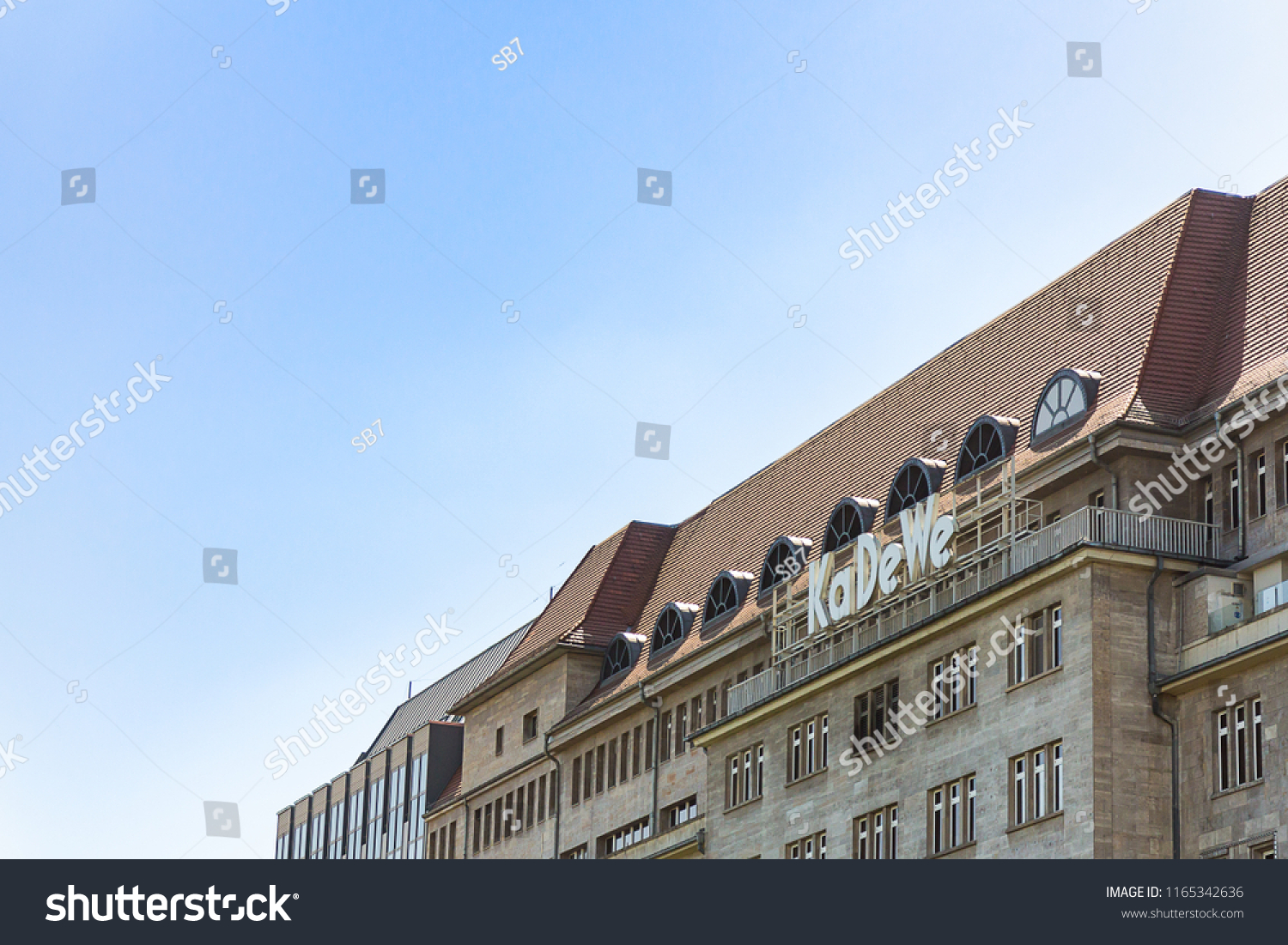 Kaufhaus Des Westens Kadewe Big Shopping Stock Photo