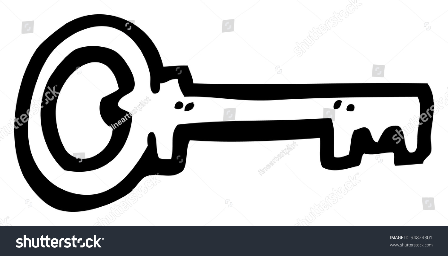 Key Cartoon Stock Photo 94824301 : Shutterstock