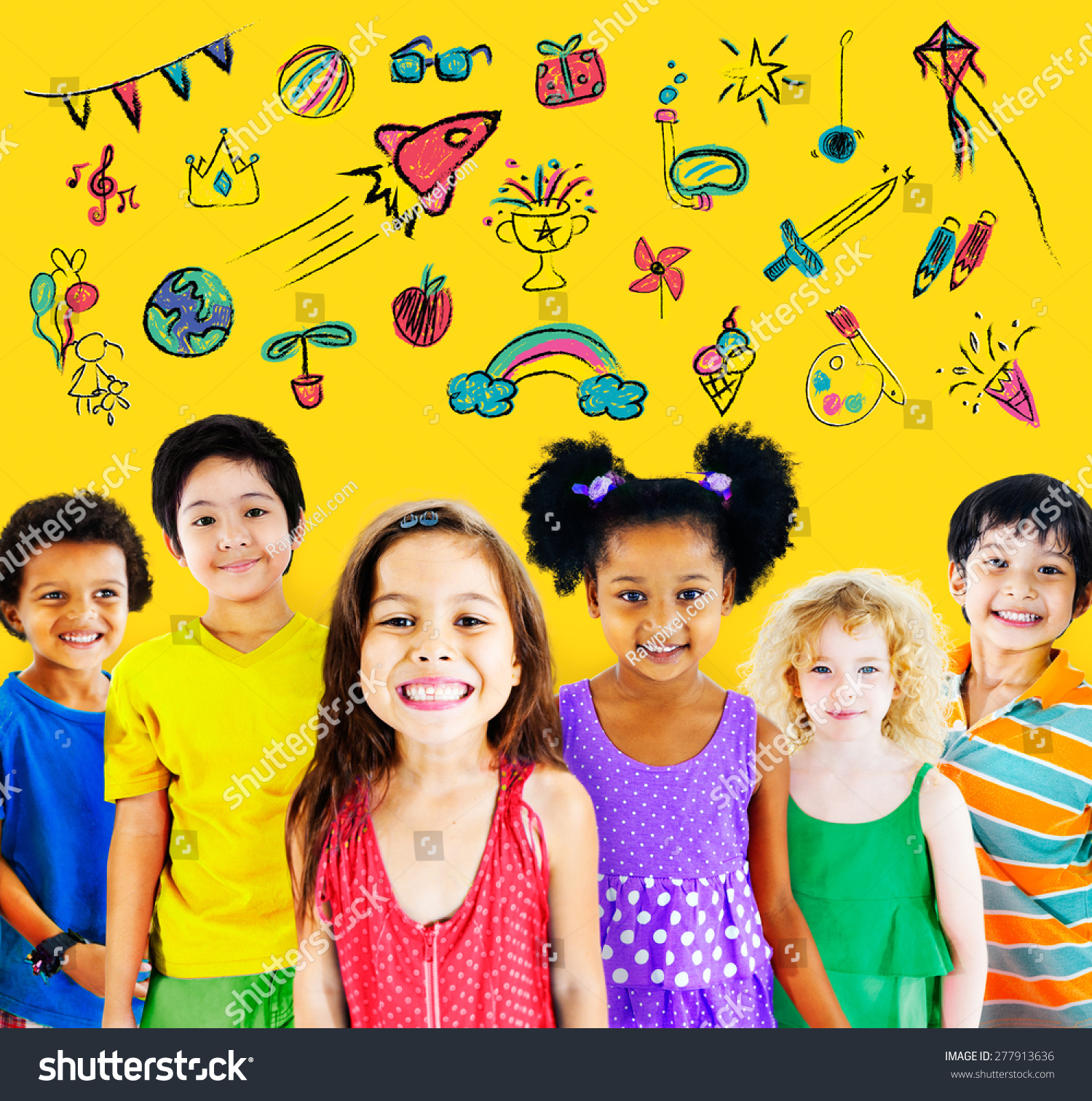 Kids Childhood Leisure Activity Education Concept Stock Photo 277913636