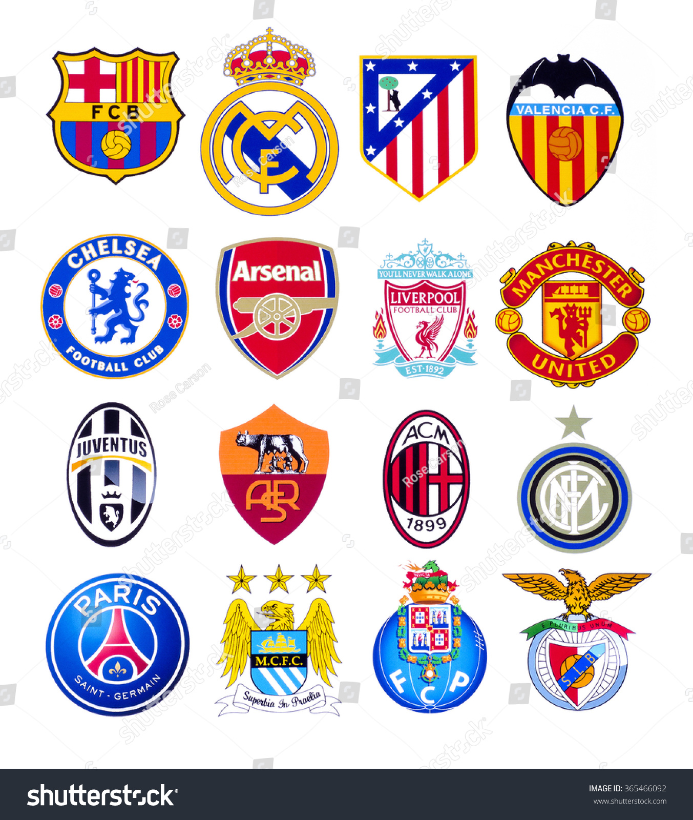 European Soccer Teams Logos Pictures Samples 69