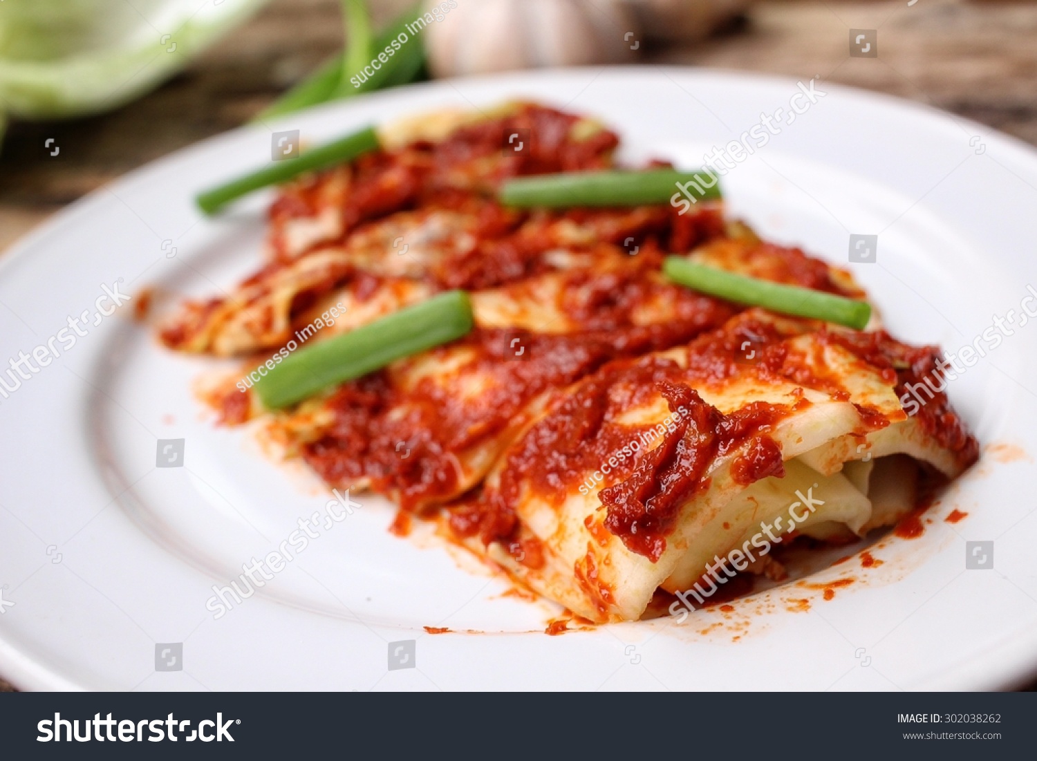 Kimchi Korean Food Stock Photo 302038262 Shutterstock