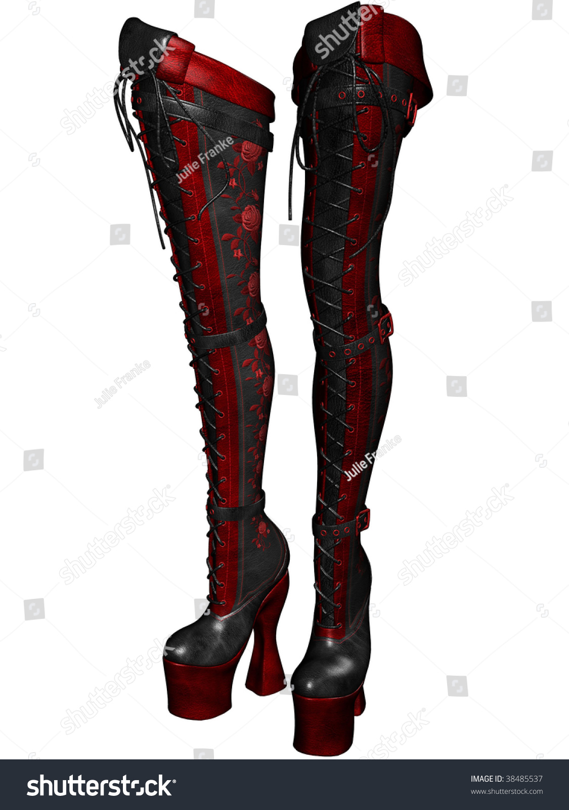 kinky thigh boots