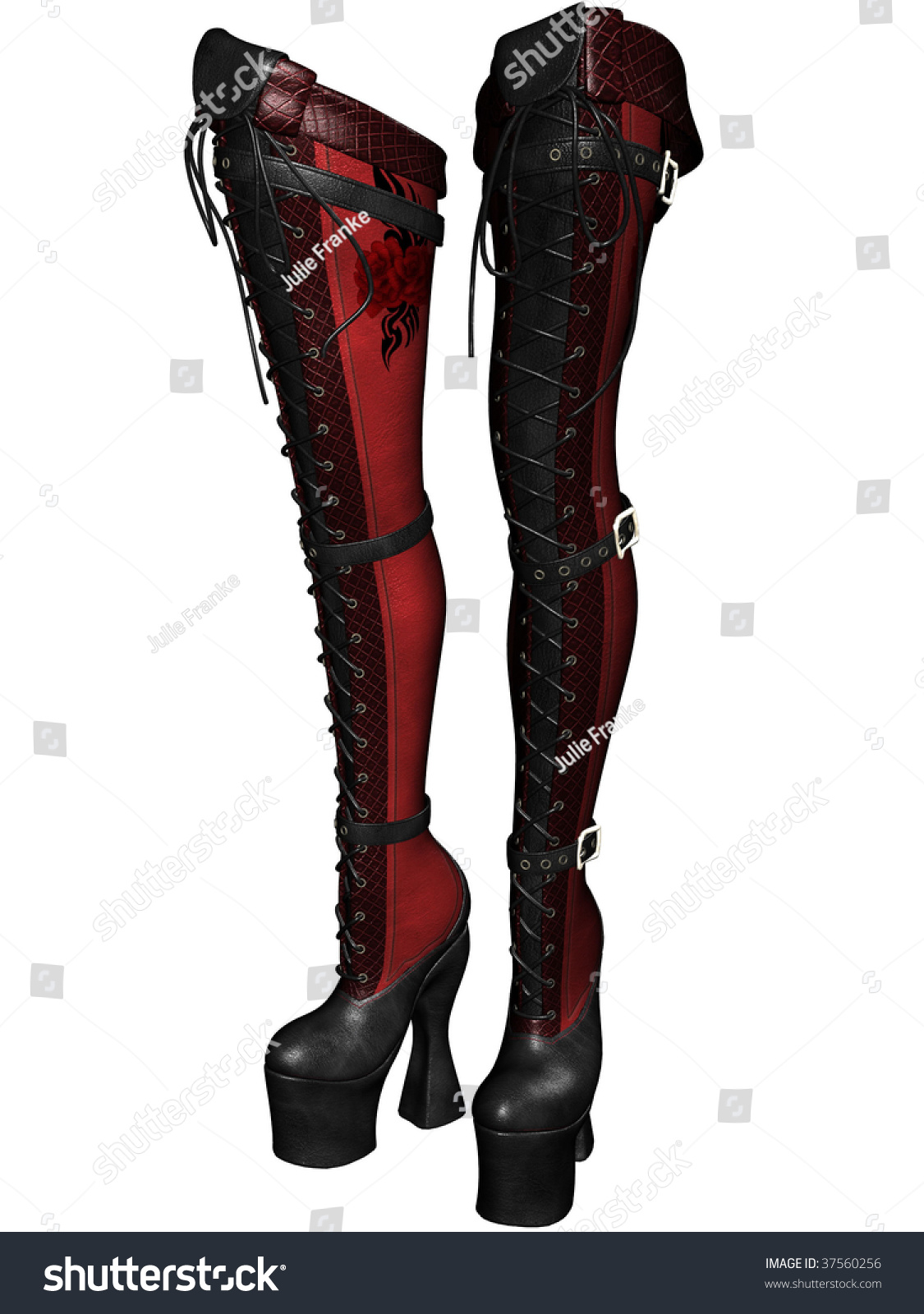 kinky thigh boots