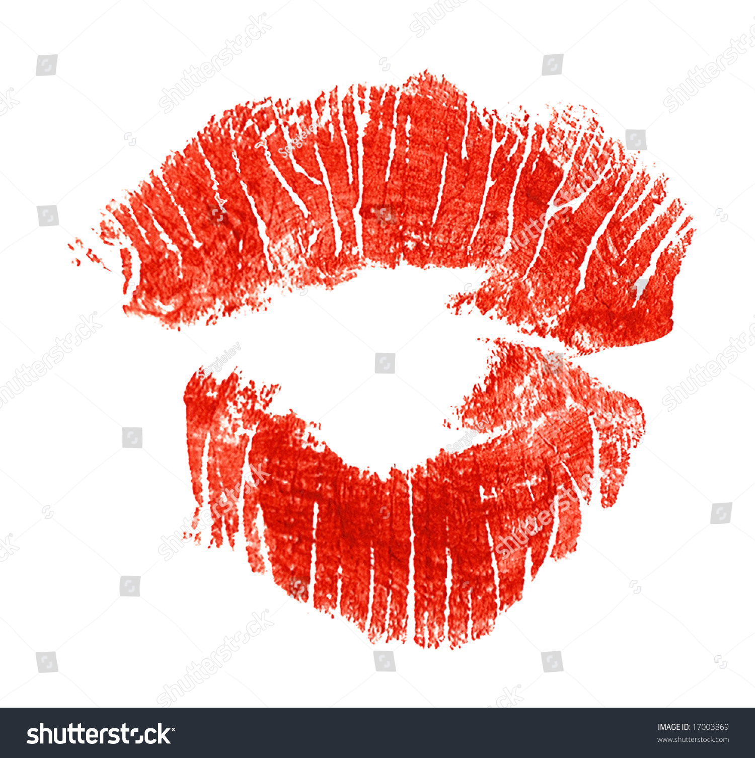 Kiss Imprint Of Lipstick In Form Kiss Stock Photo 17003869 Shutterstock