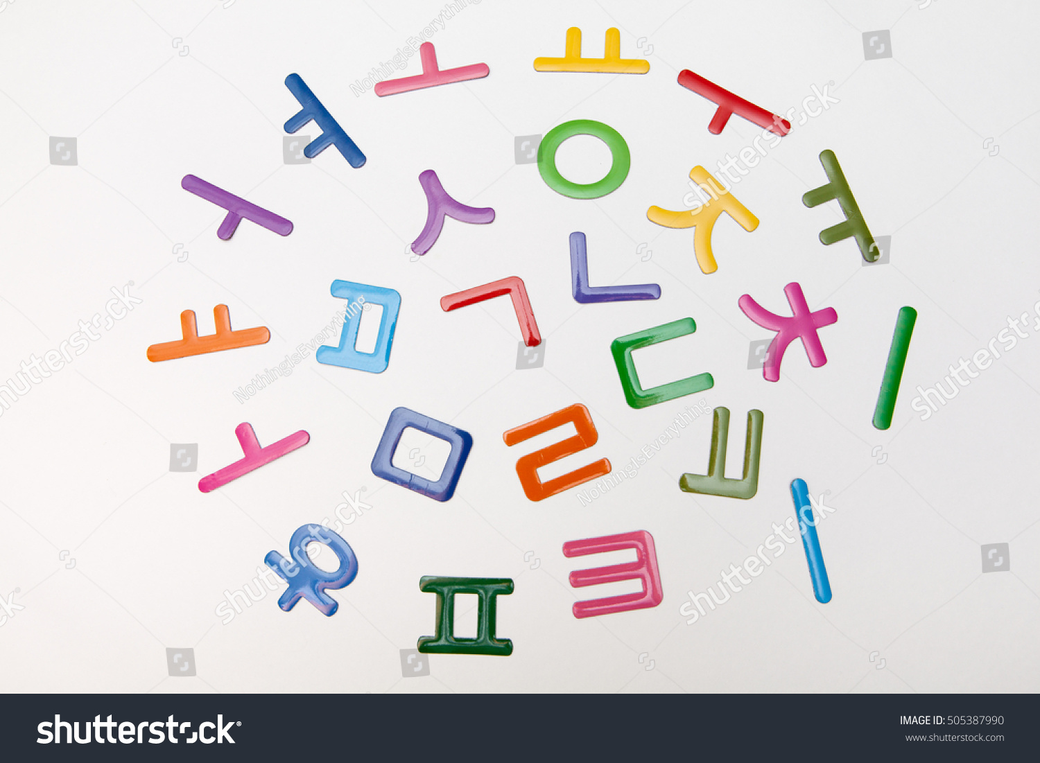 korean letters alphabet on white backgrounds korean letters alphabet on white backgrounds