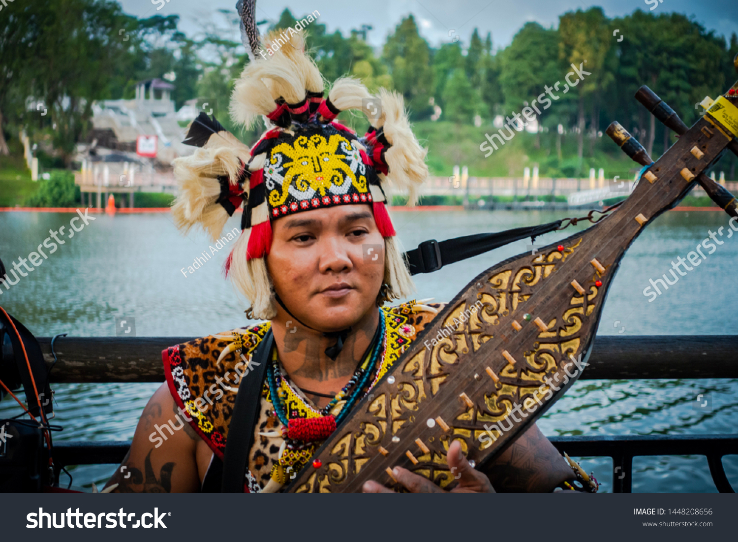 Kuching Malaysia July Sarawak Man Stock Photo