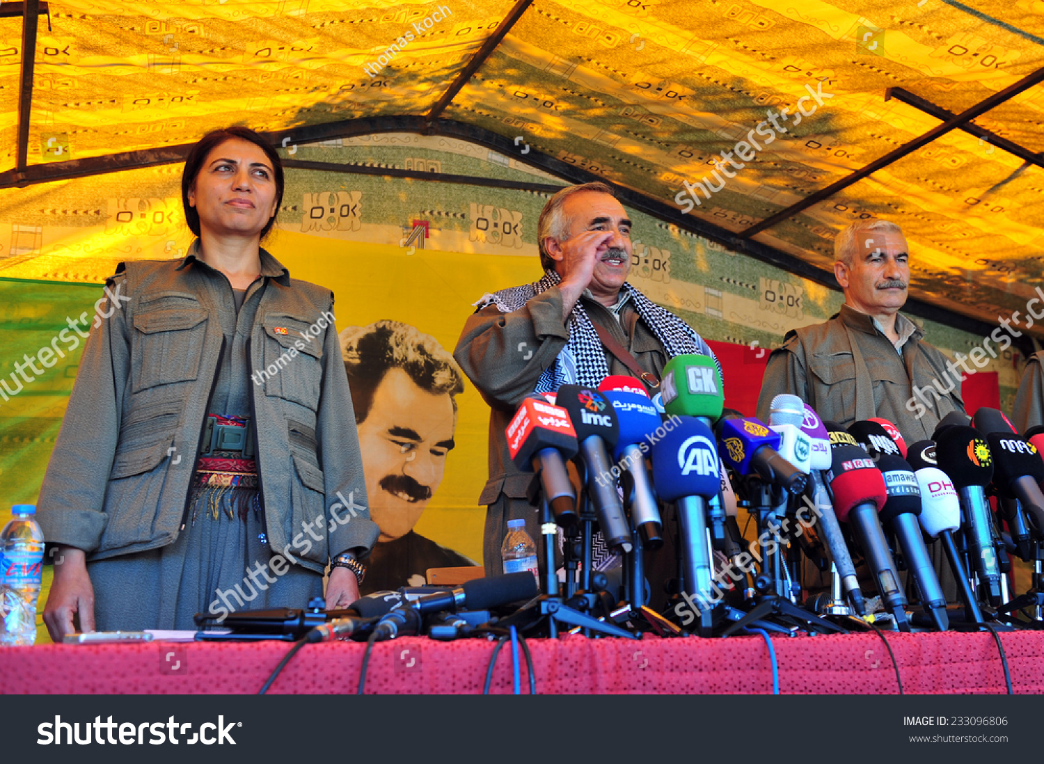 Kurdistan, Iraq - April 25: Militants In The Qandil Mountains, Pkk (The ...